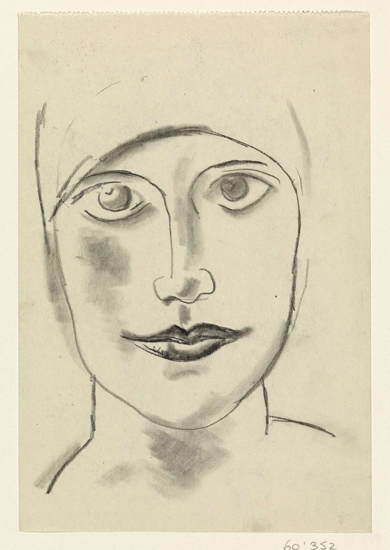 Vrouwenhoofd by Leo Gestel