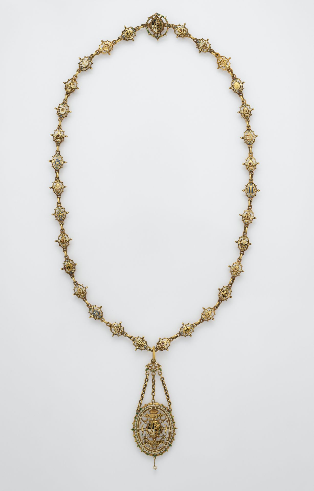 Heraldic chain with pendant badge by Michael Botza