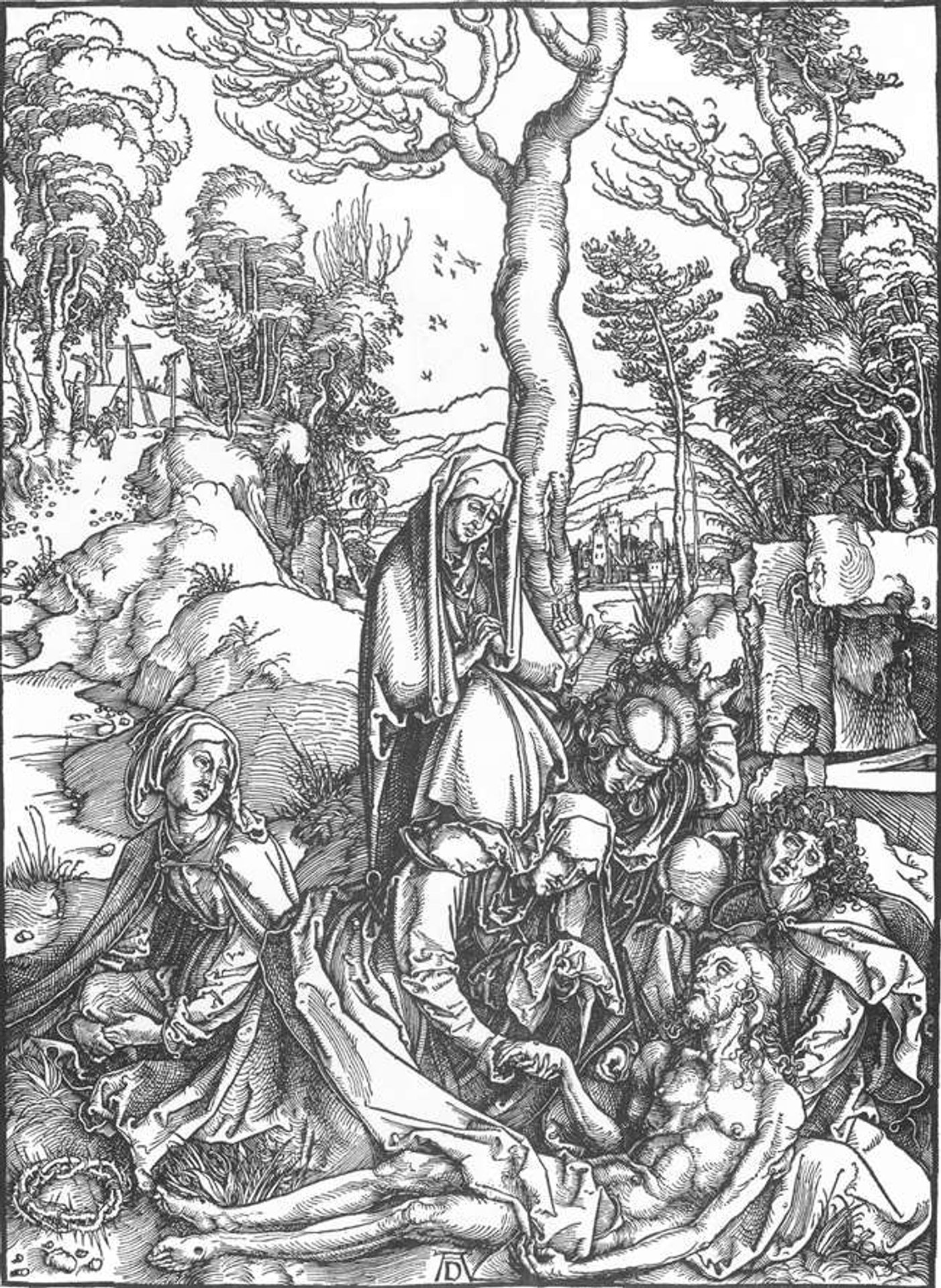 The Lamentation for Christ by Albrecht Durer