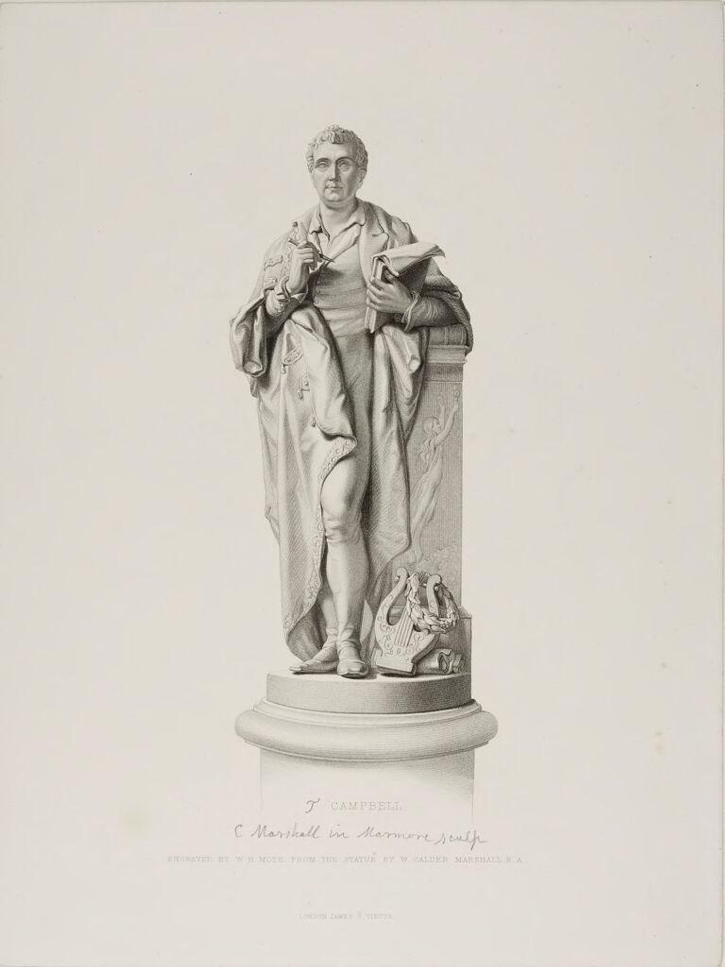Statue of Thomas Campbell by W. H. Mote