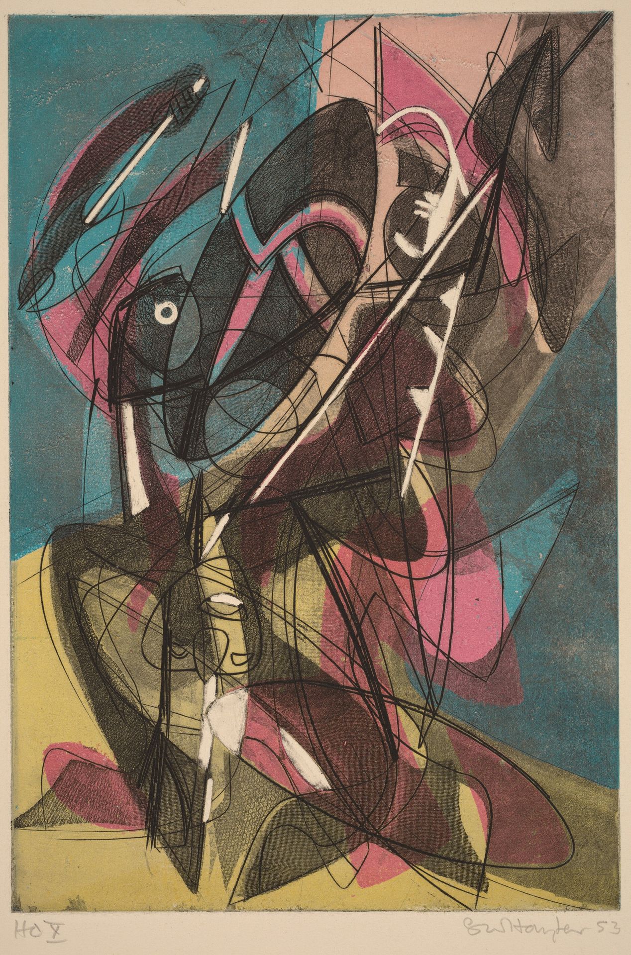 Combat by Stanley William Hayter