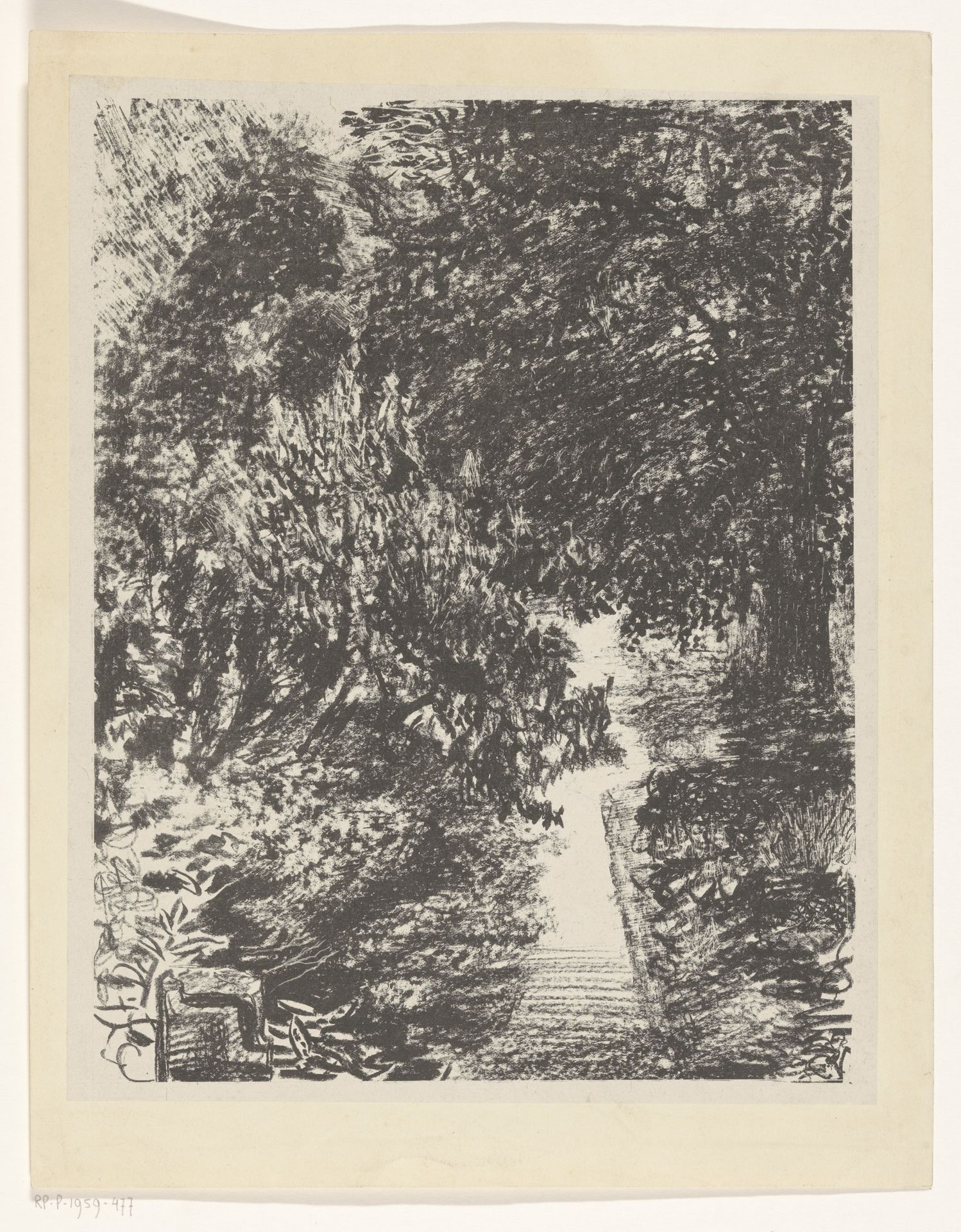 Tuinpad by Carel Adolph Lion Cachet