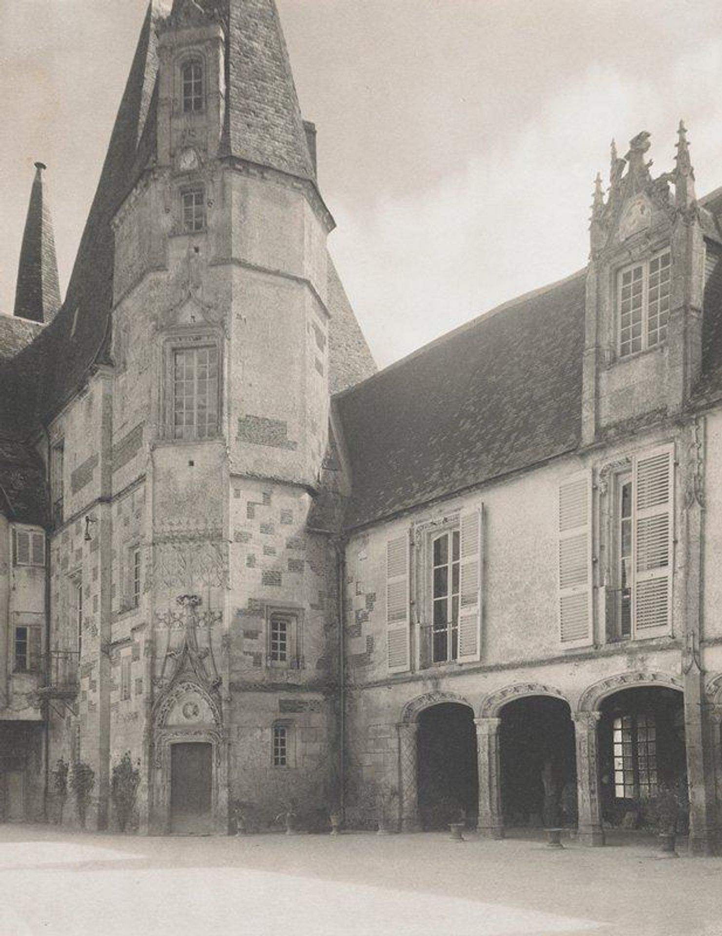 Chateau D'Or- Inner Court by Frederick H. Evans