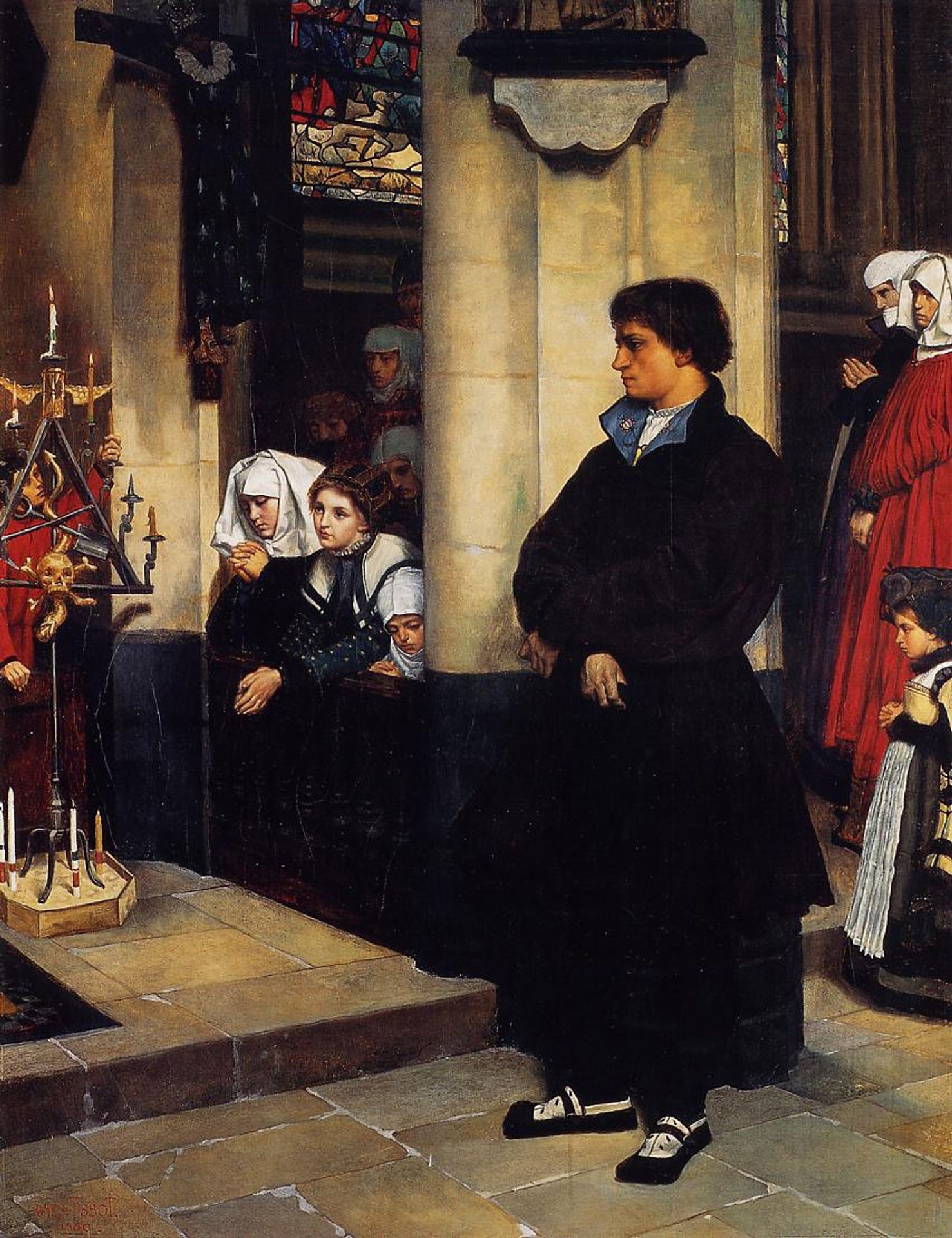 During the Service by James Tissot