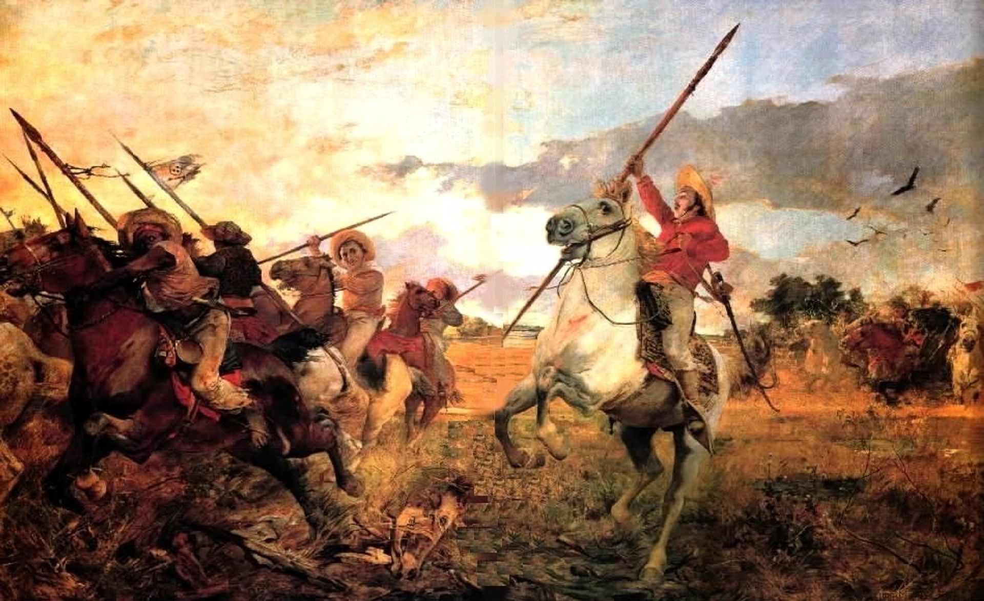 Vuelvan caras by Arturo Michelena