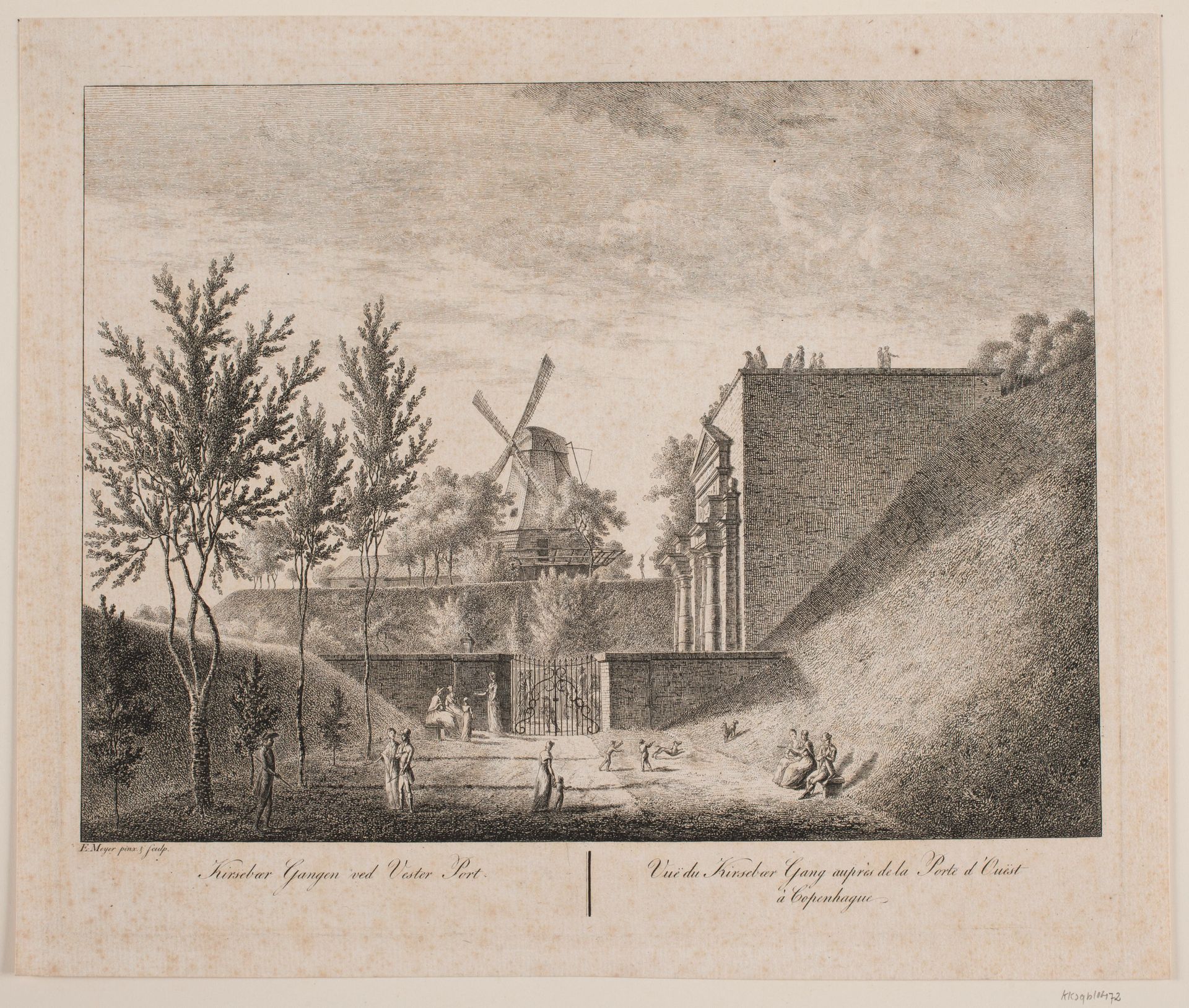 Kirsebær Gangen ved Vester Port by Elias Meyer