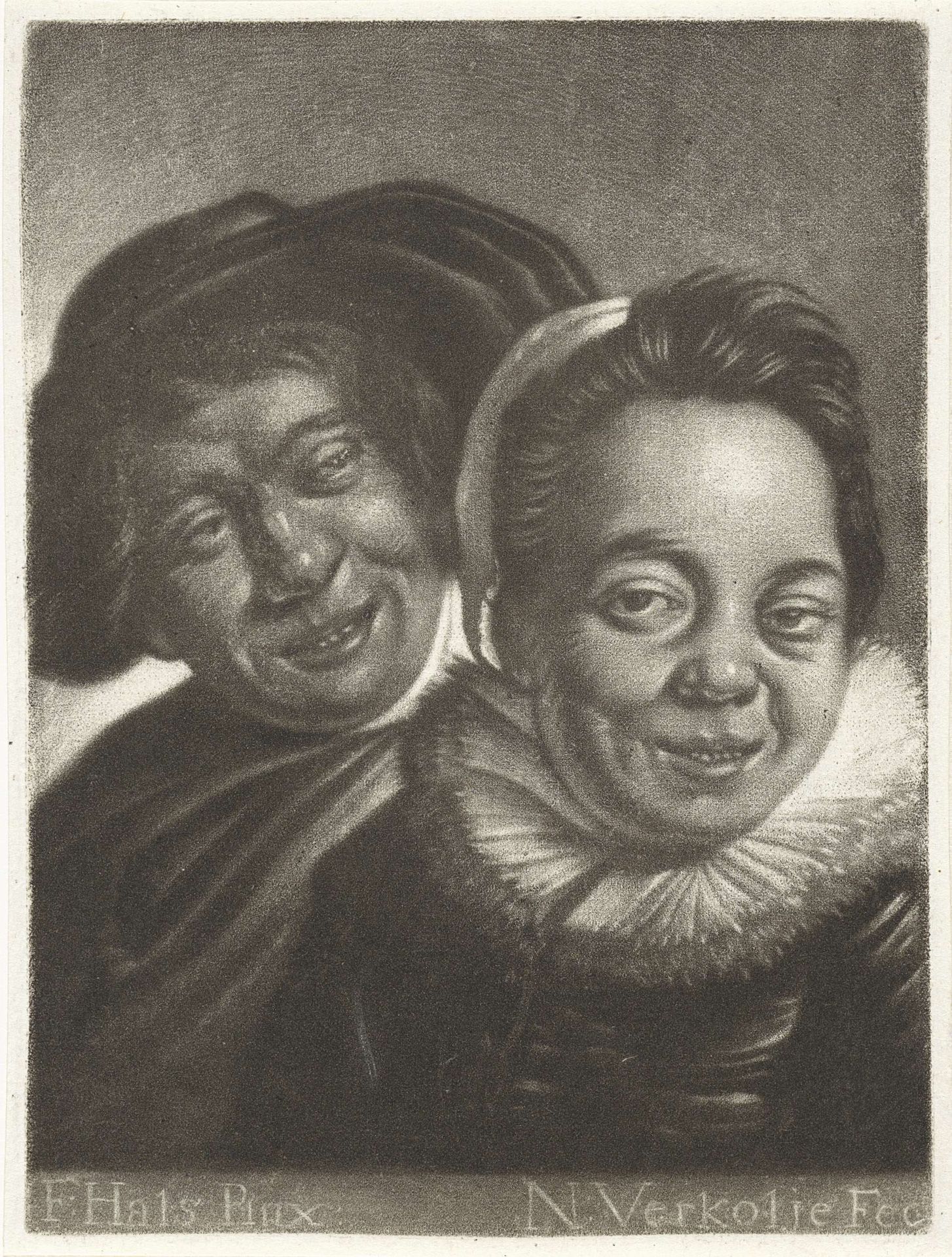 Lachend paar by Jan Stolker