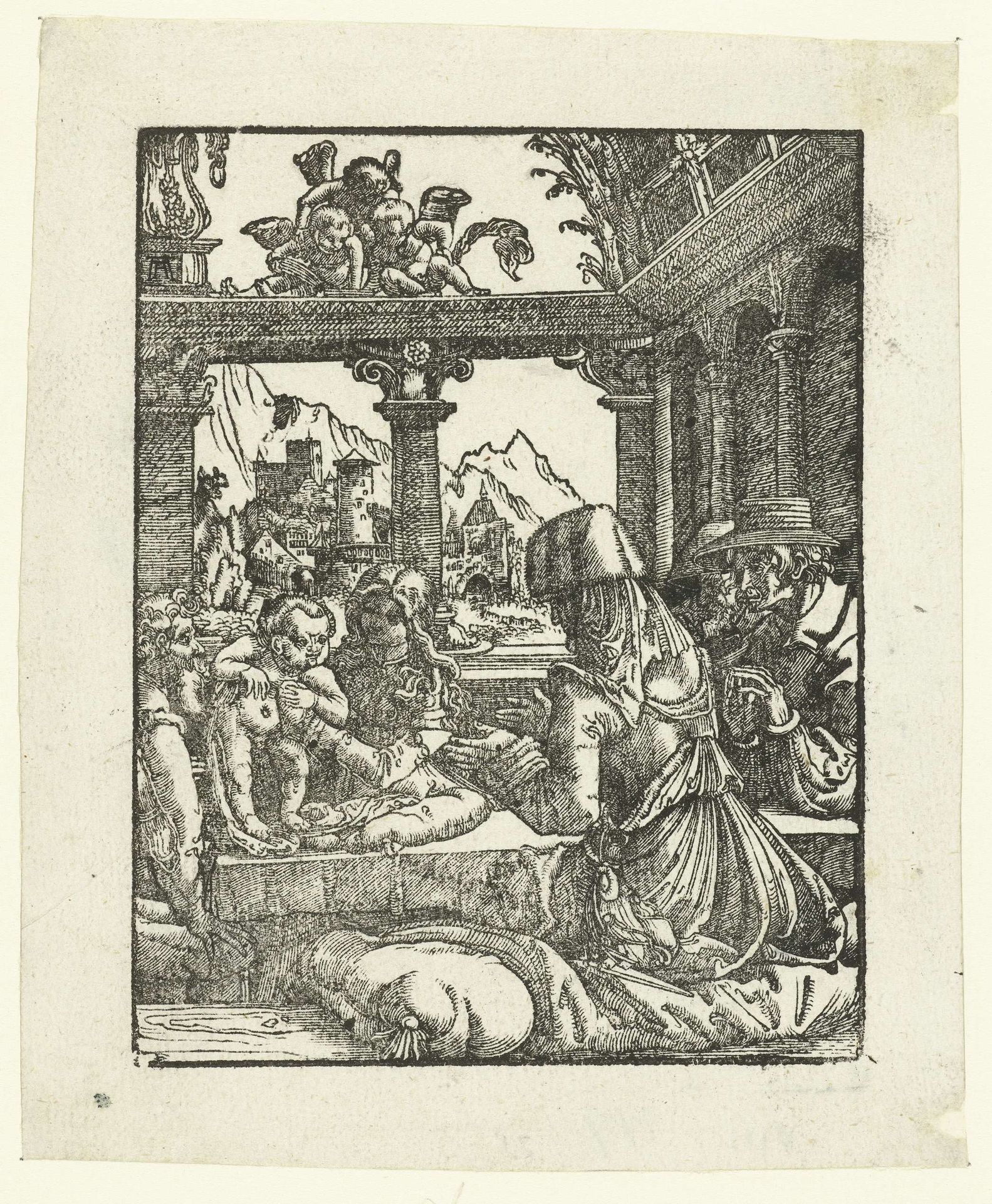 Heilige familie met Anna by Albrecht Altdorfer