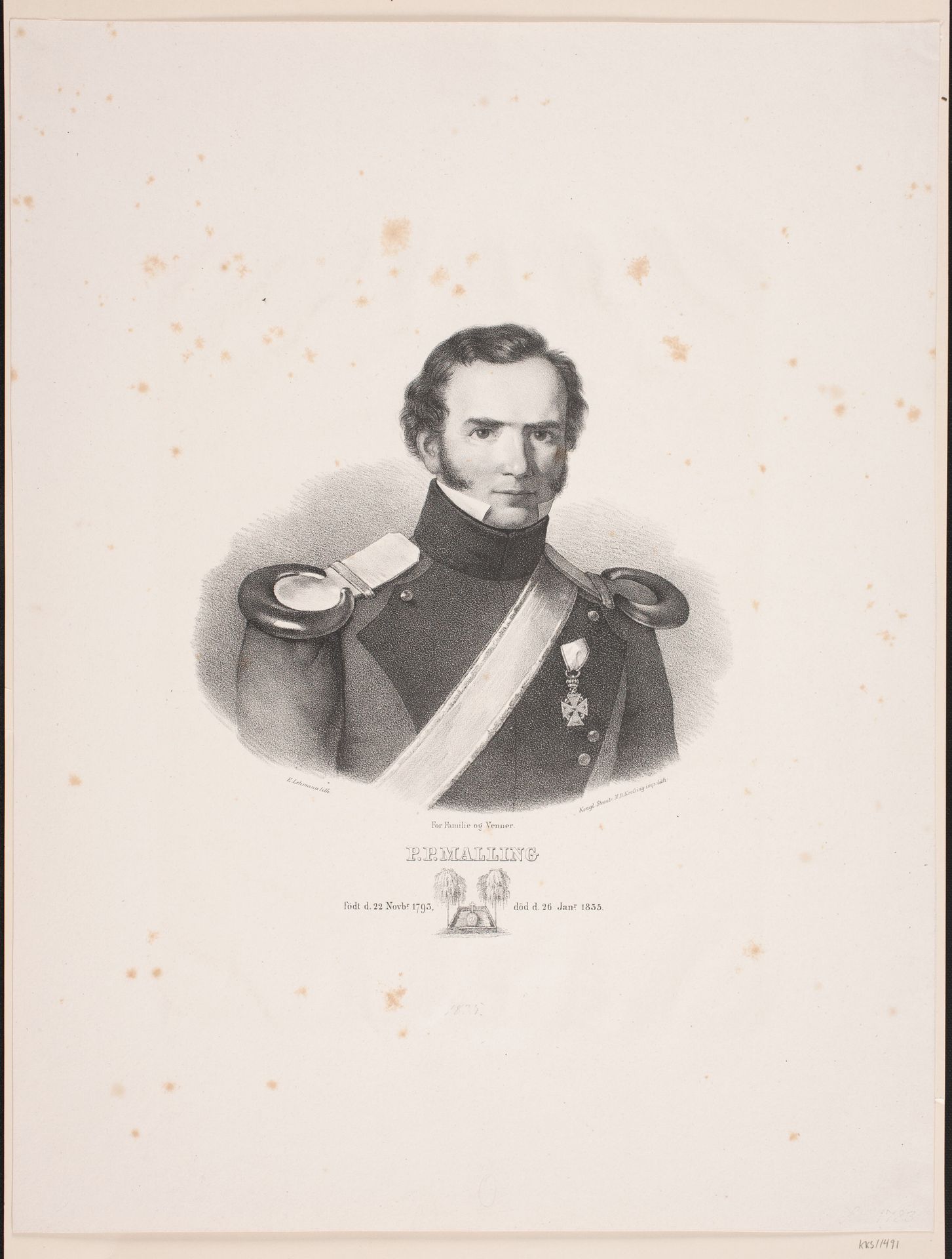 P. P. Malling by Edvard Lehmann