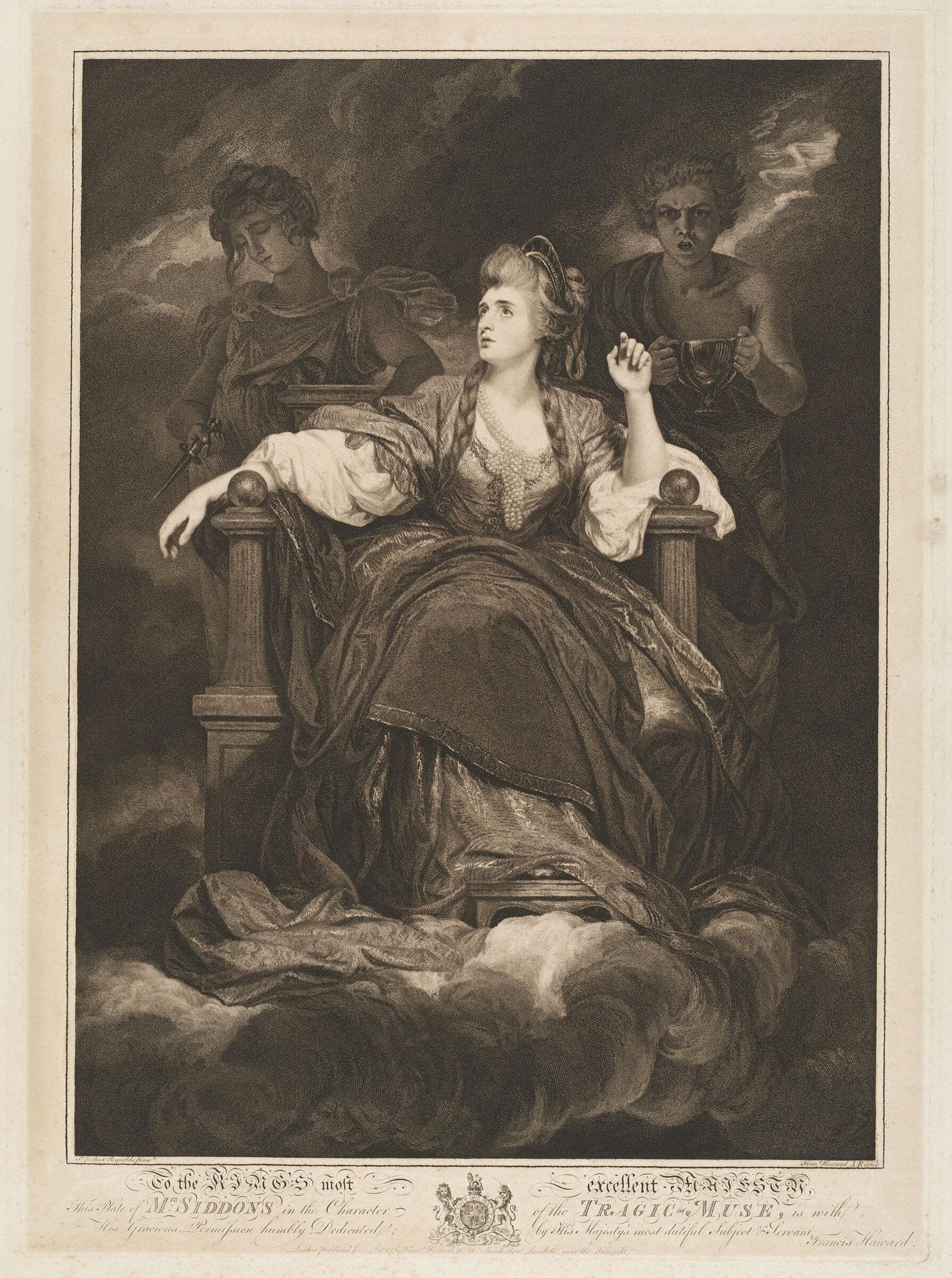 Mrs. Siddons as the Tragic Muse by Francis Haward