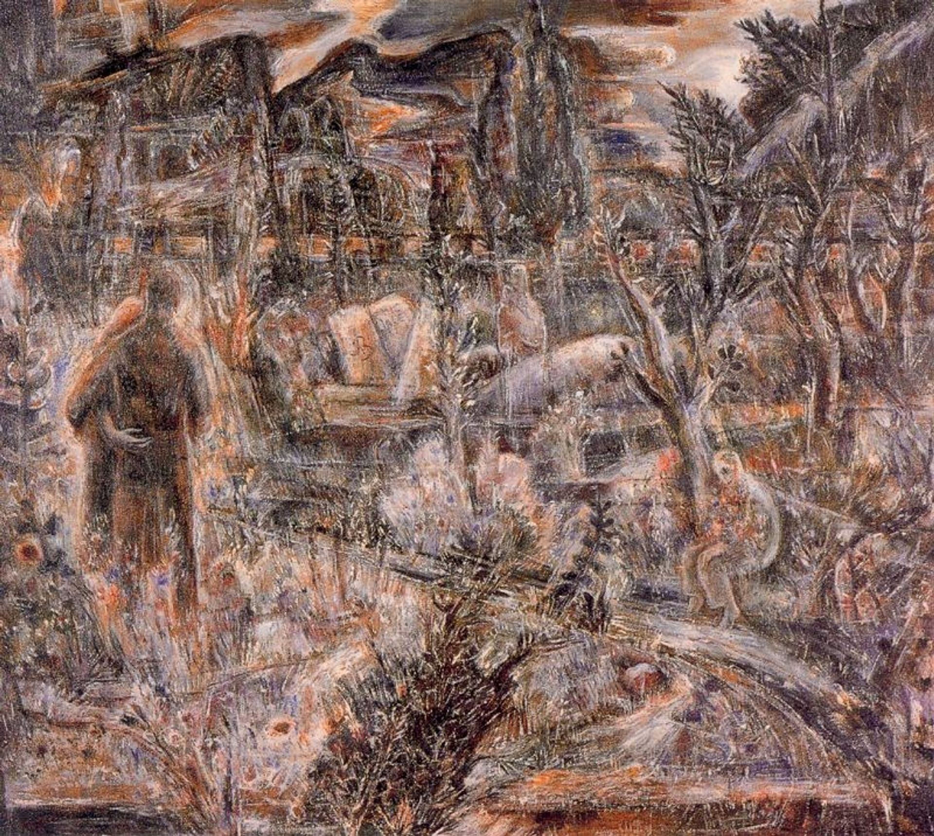 Passing Train by Albert Bloch