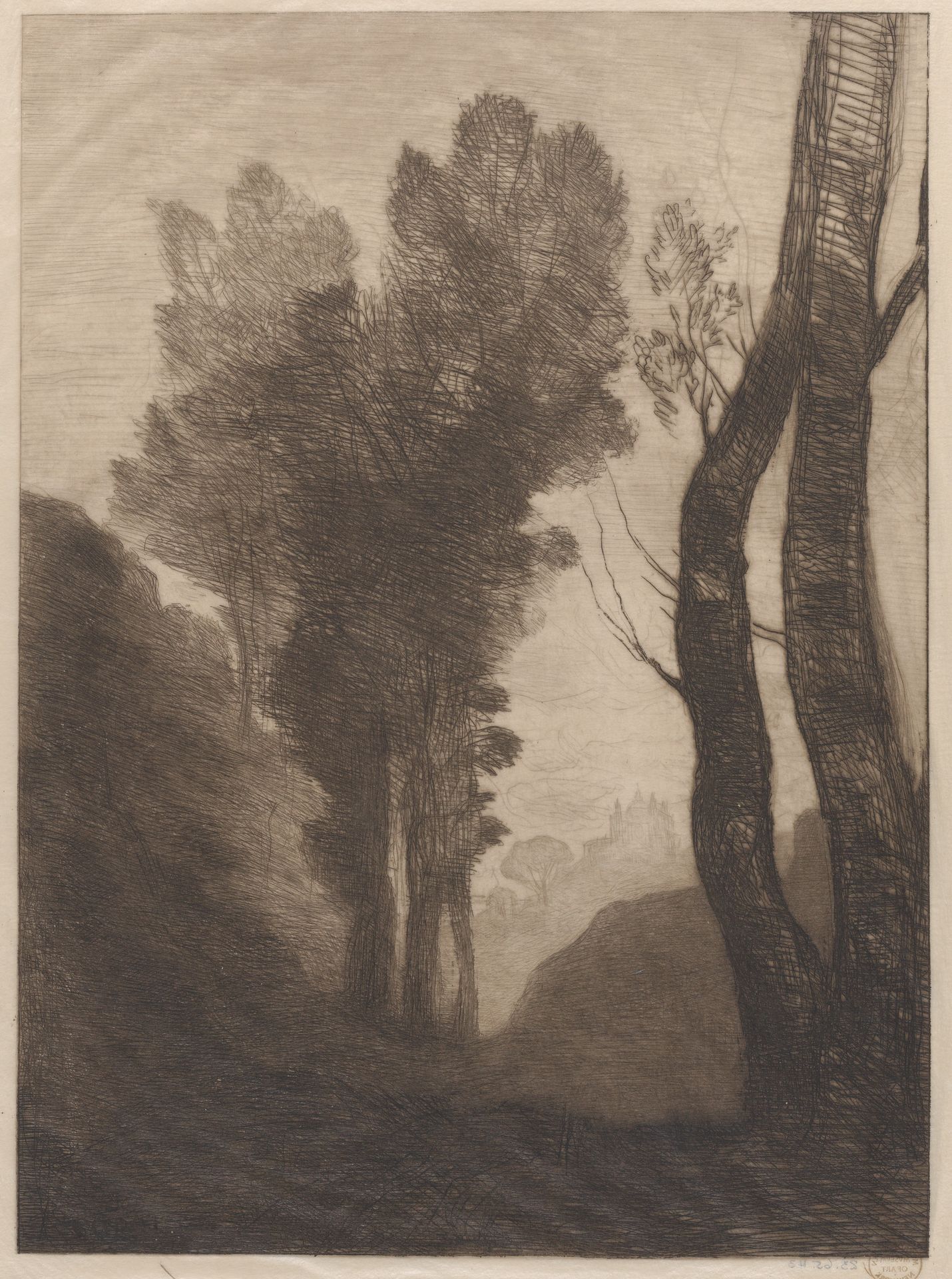 Environs of Rome by Camille Corot