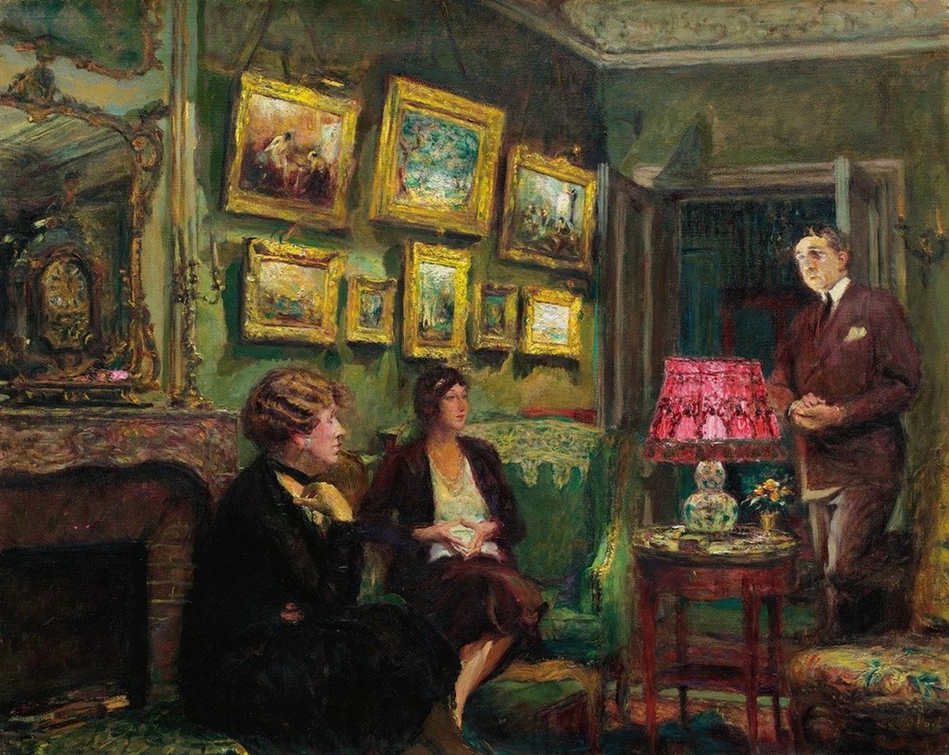 Mme Gillou Chez Elle by Édouard Vuillard