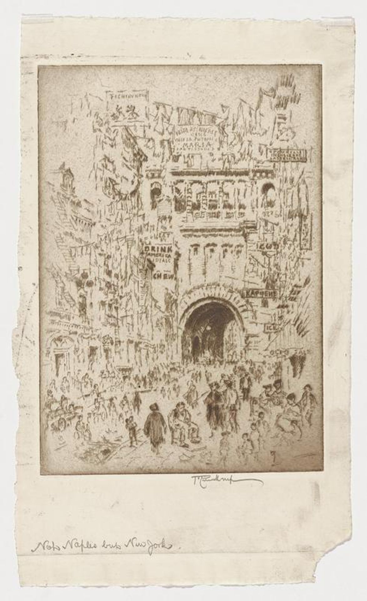 Not Naples by Joseph Pennell