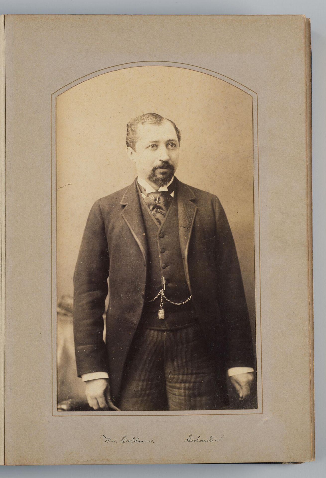 Clinaco CalderÃ³n (Columbian delegate) by Mathew B. Brady