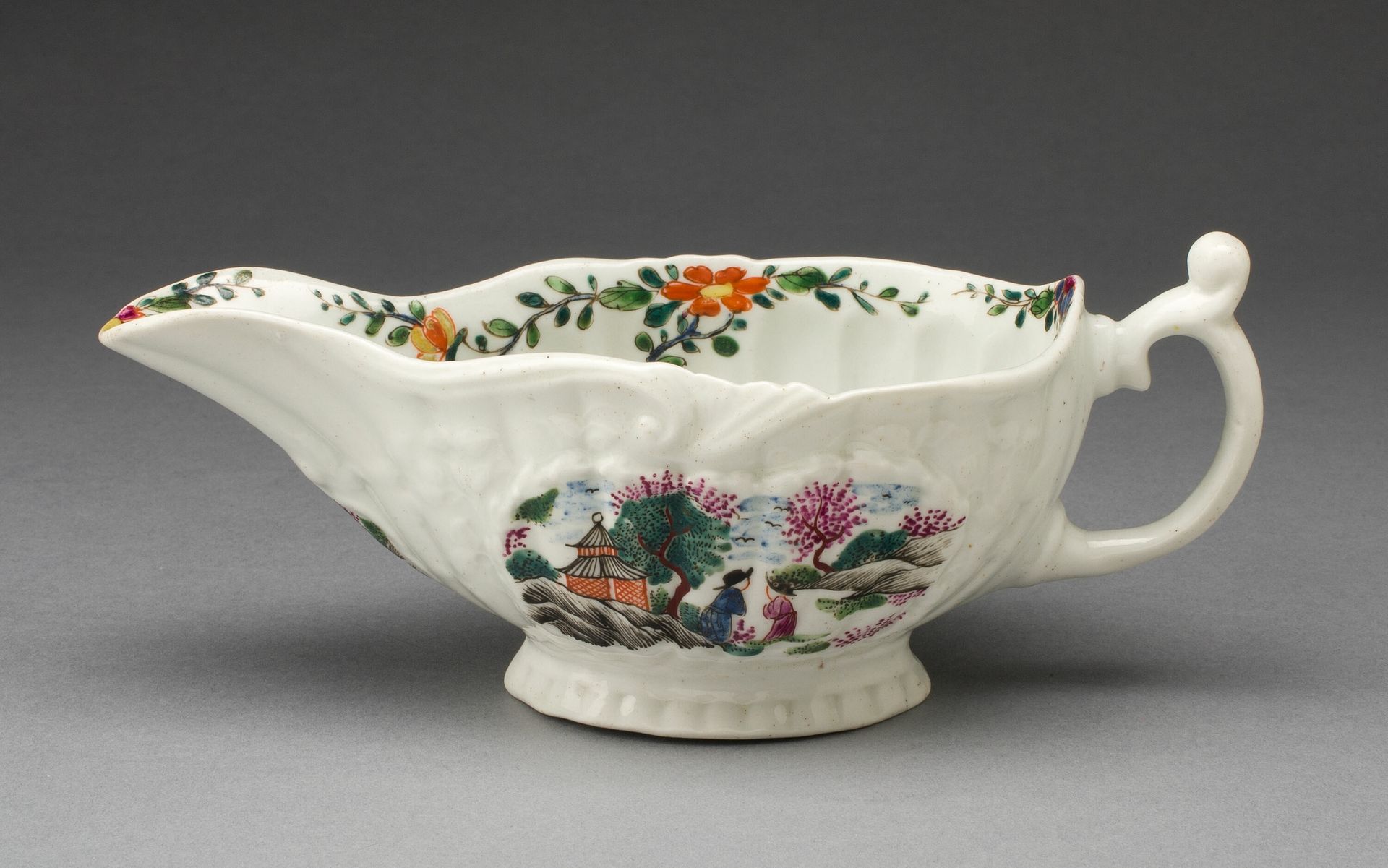 Sauceboat by Worcester Royal Porcelain Company
