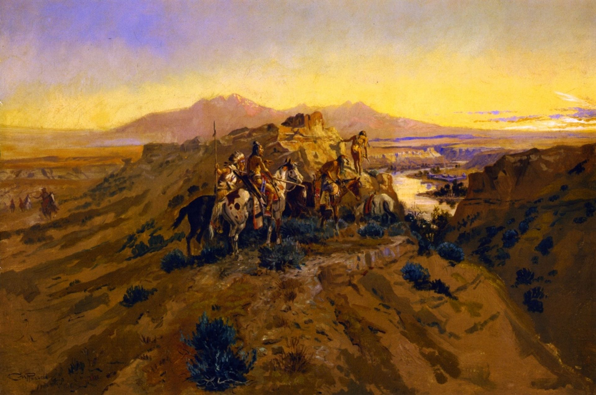 Planning the Attack by Charles M. Russell