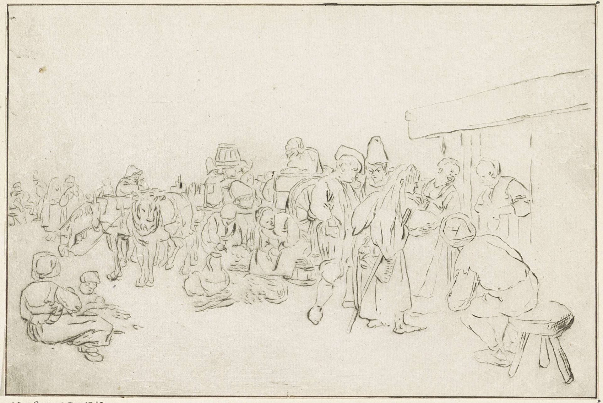 Markt by Willem van Wessem