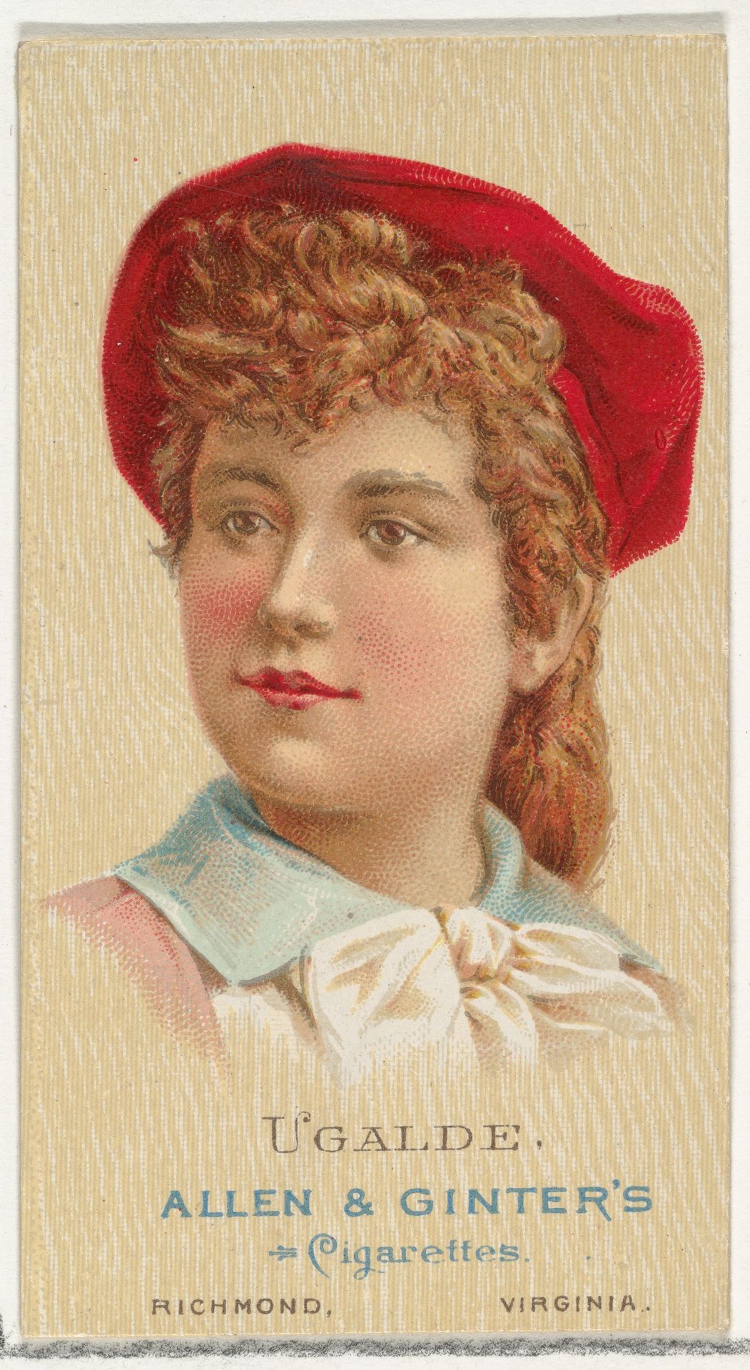 Ugalde, from World's Beauties, Series 2 (N27) for Allen & Ginter Cigarettes by Allen & Ginter