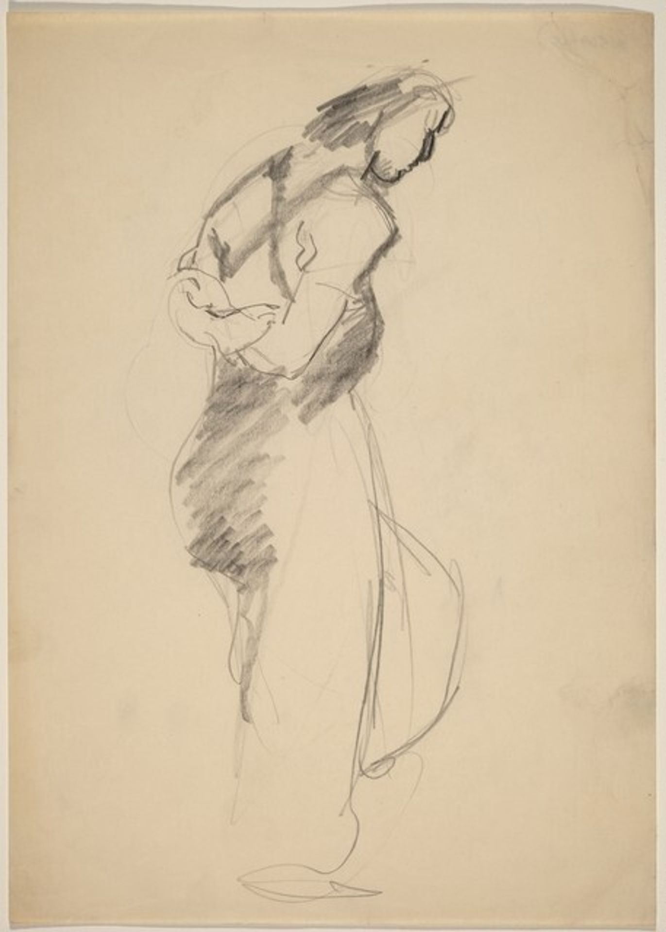 Standing Female with Arms Clasped Behind Back by Mark Rothko
