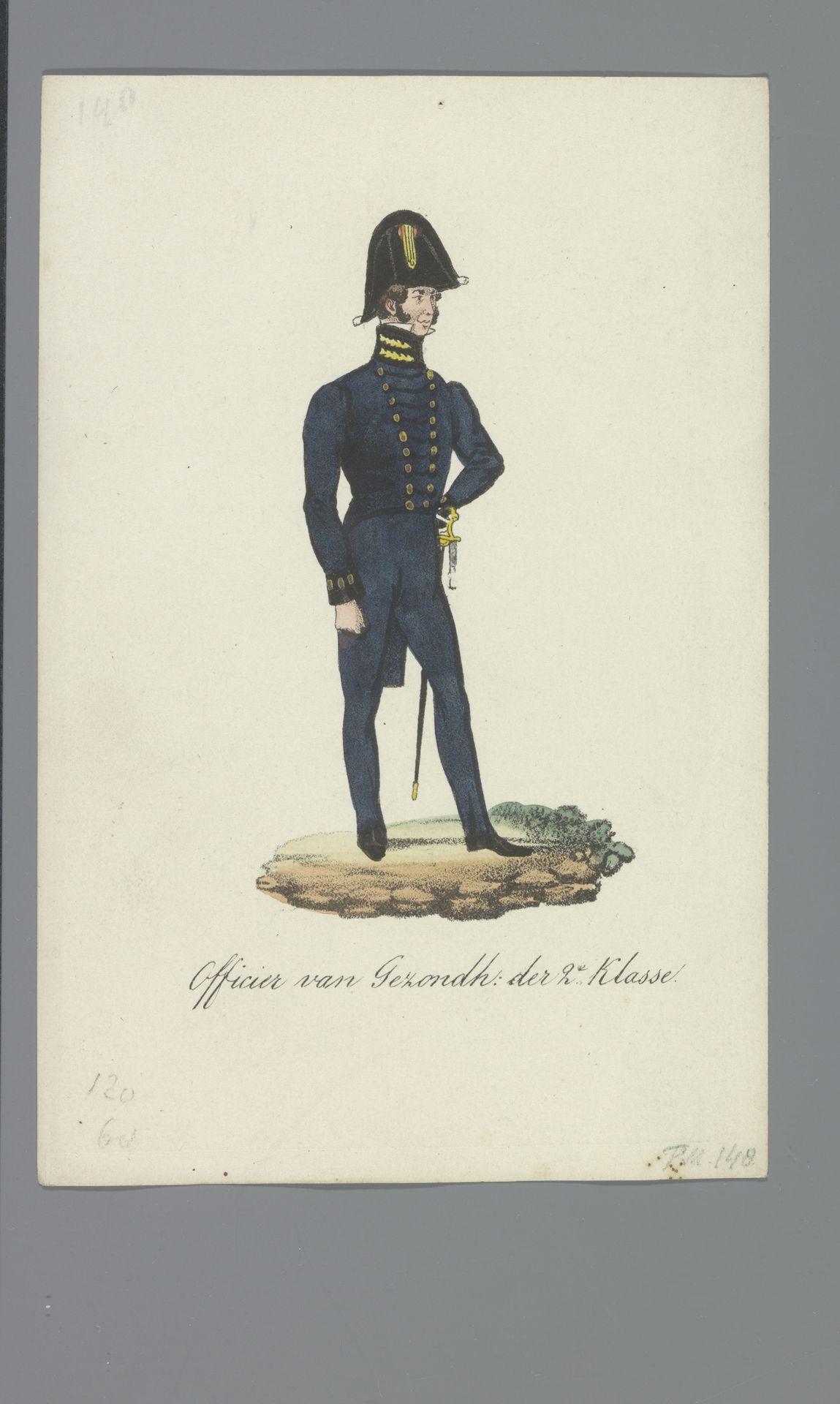 Officier van Gezondh: der 2e Klasse by Albertus Verhoesen