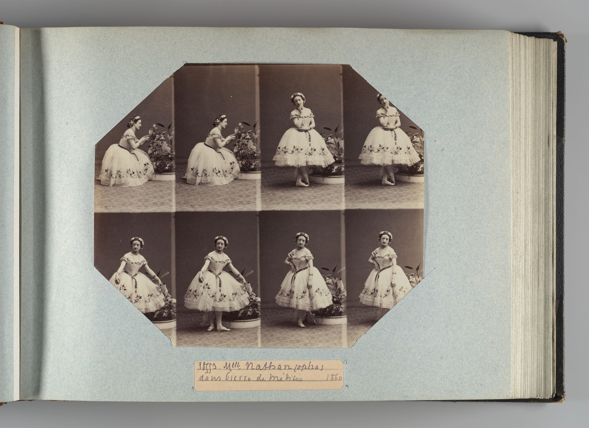 Mlle Nathan dans Pierre de Medicis by André-Adolphe-Eugène Disdéri