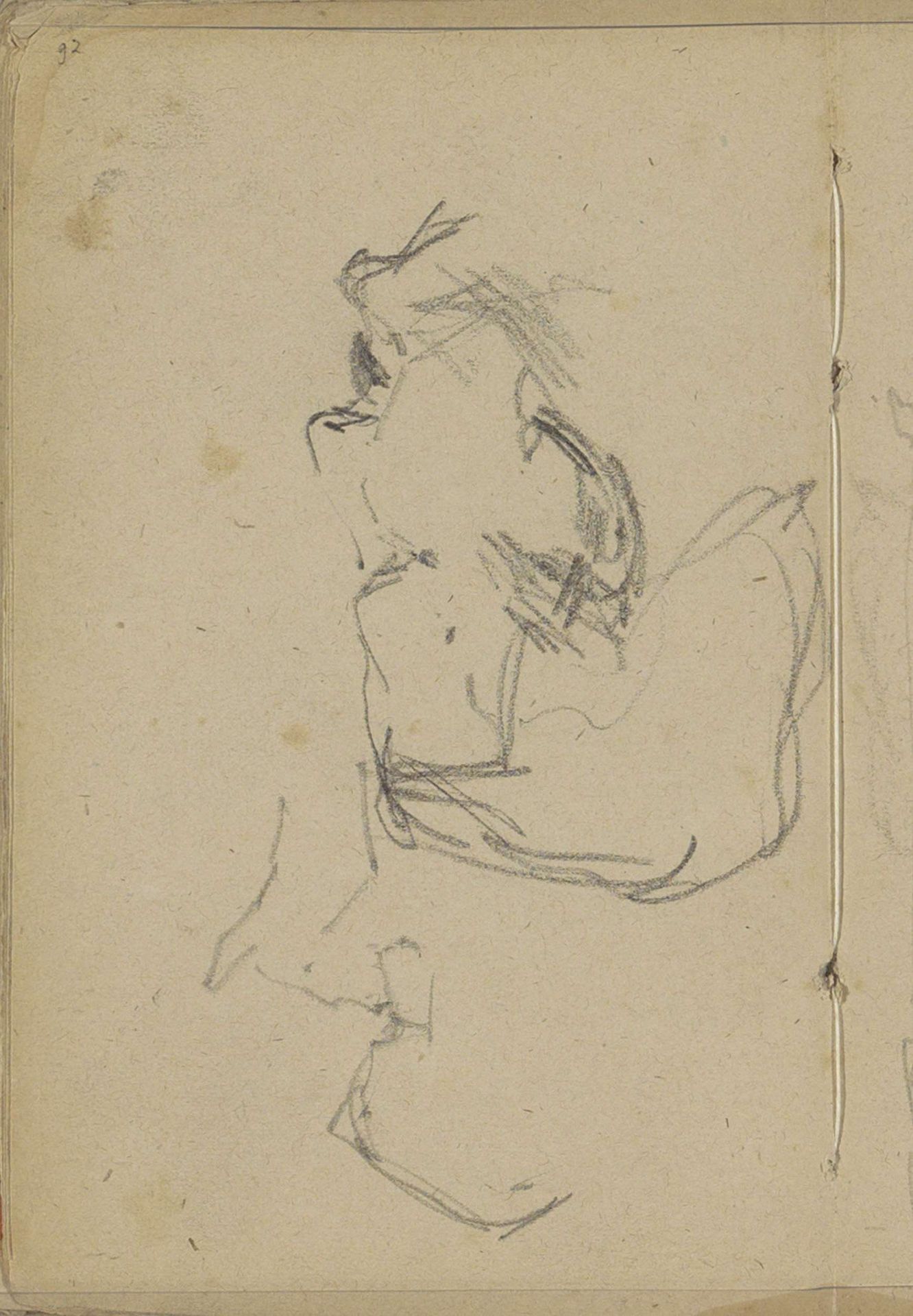Portret van een onbekende man by George Hendrik Breitner
