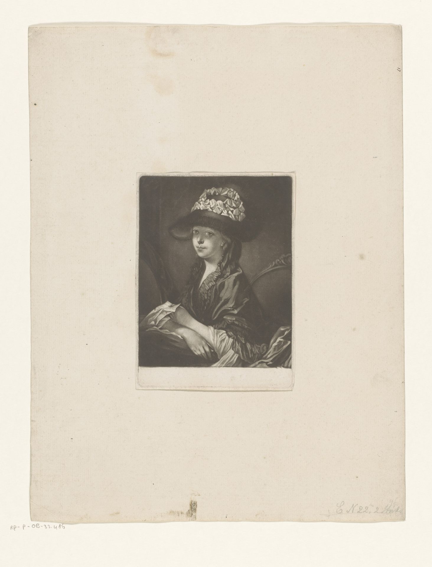 Portret van een vrouw, mogelijk Catherine Moore by Anonymous