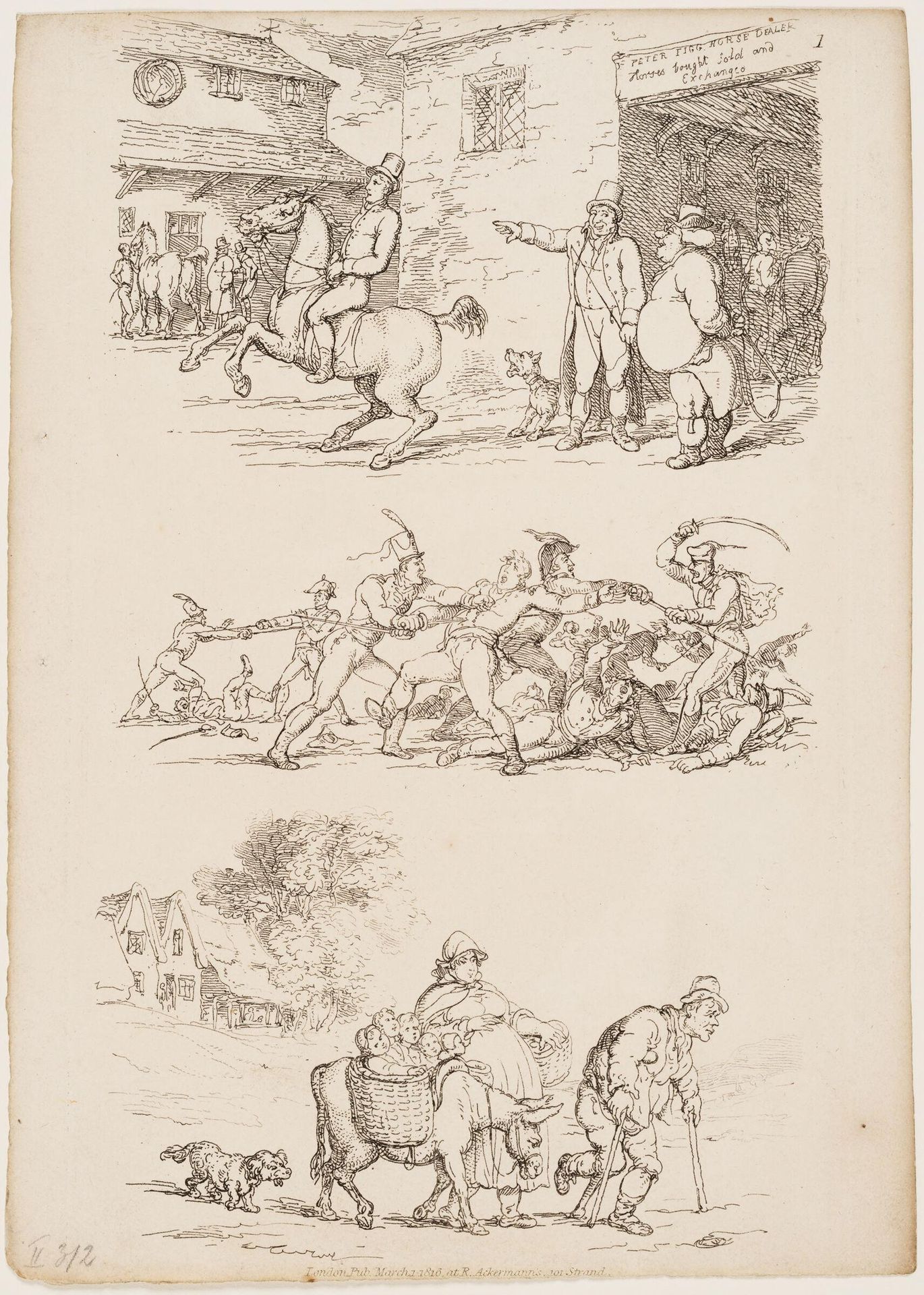 World in Miniature by Thomas Rowlandson
