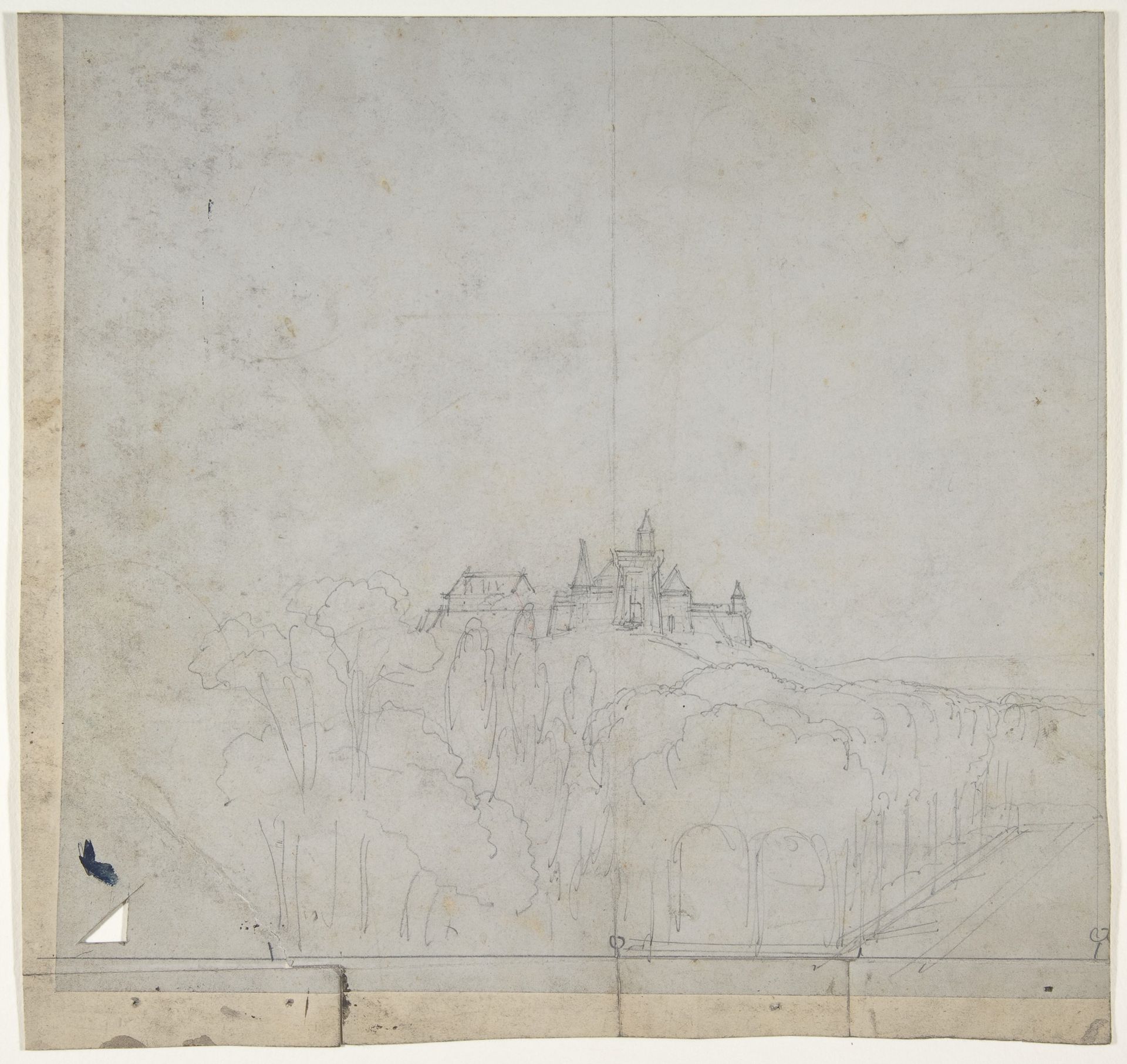 Design for a Stage Set at the Opéra, Paris by Eugène Cicéri