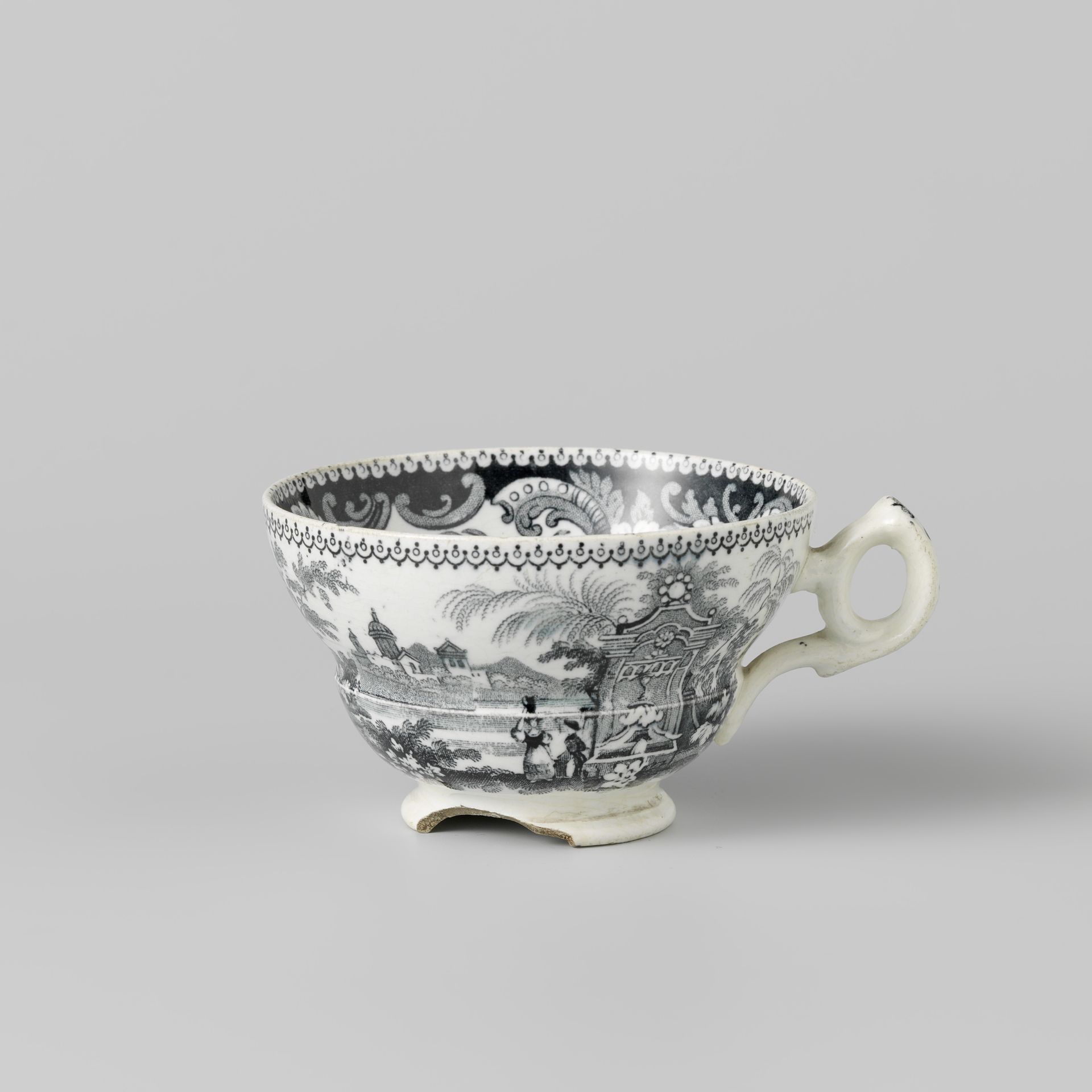 Kop van hardgebakken aardewerk; Stockton by William (keramiekfabrikant) Smith