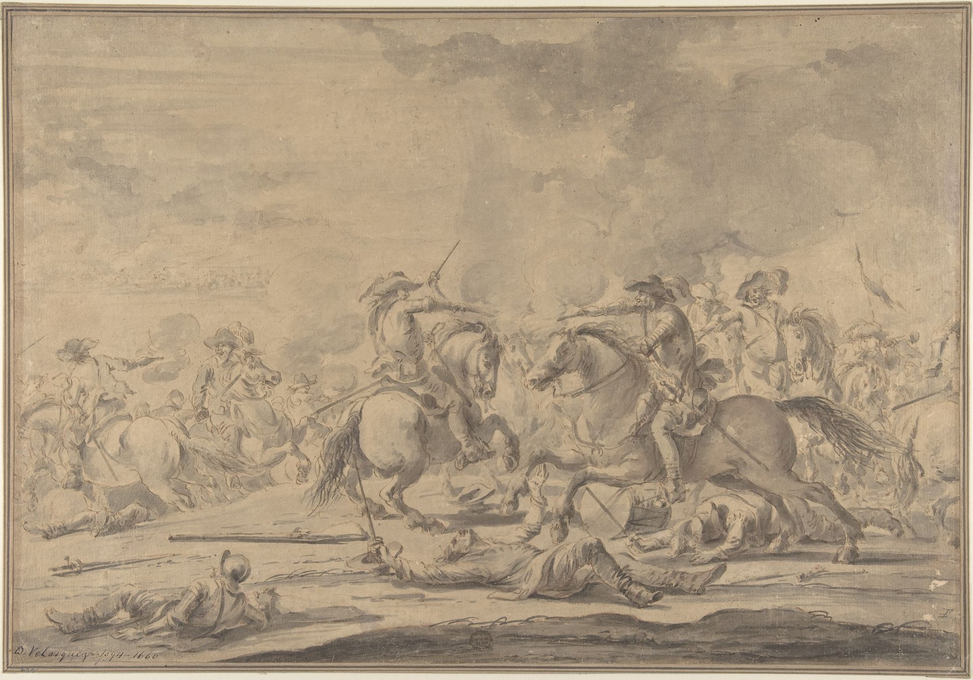 Cavalry Battle by Jacques Courtois