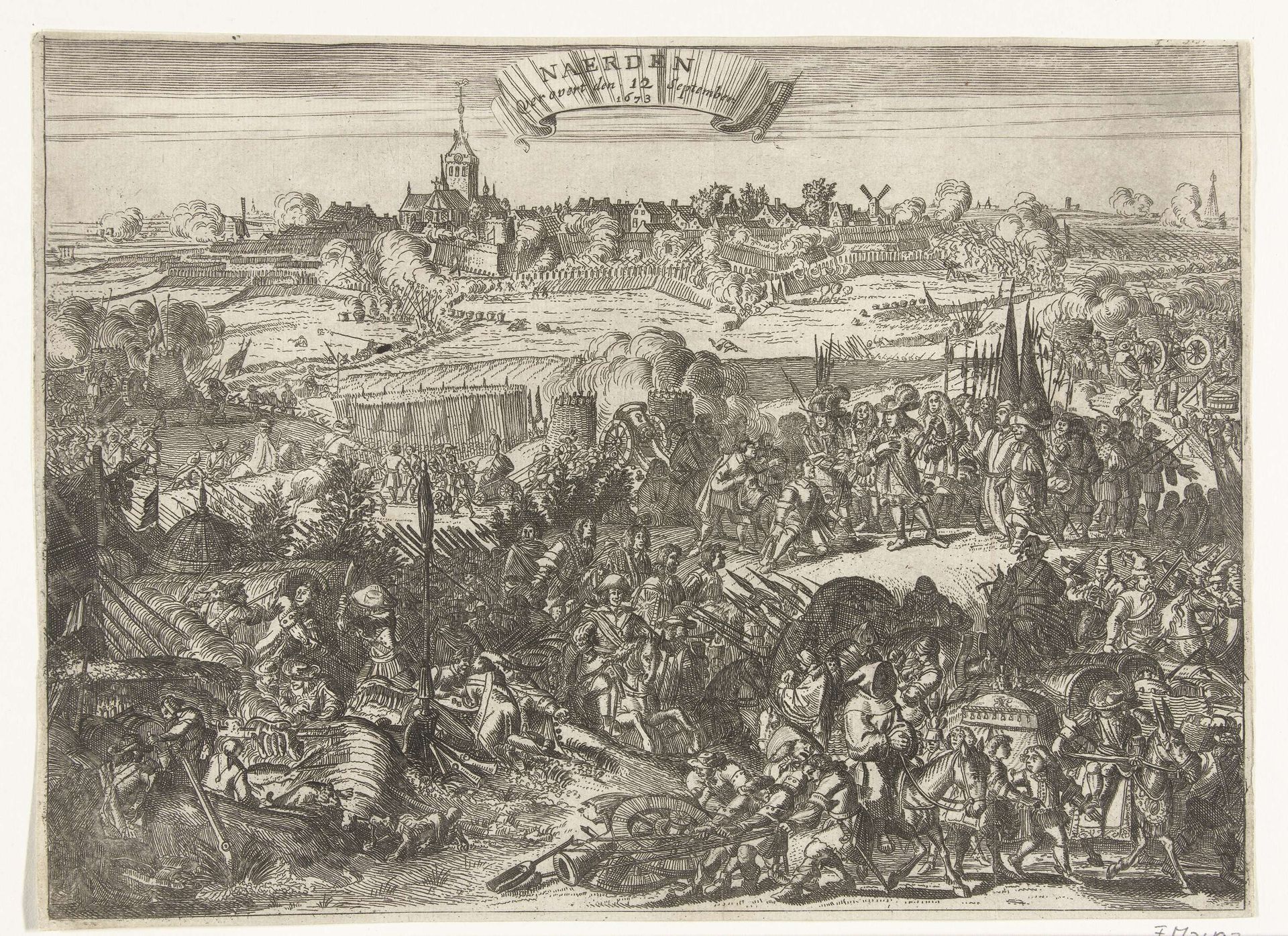 Belegering en verovering van Naarden door de prins van Oranje, 1673 by Anonymous