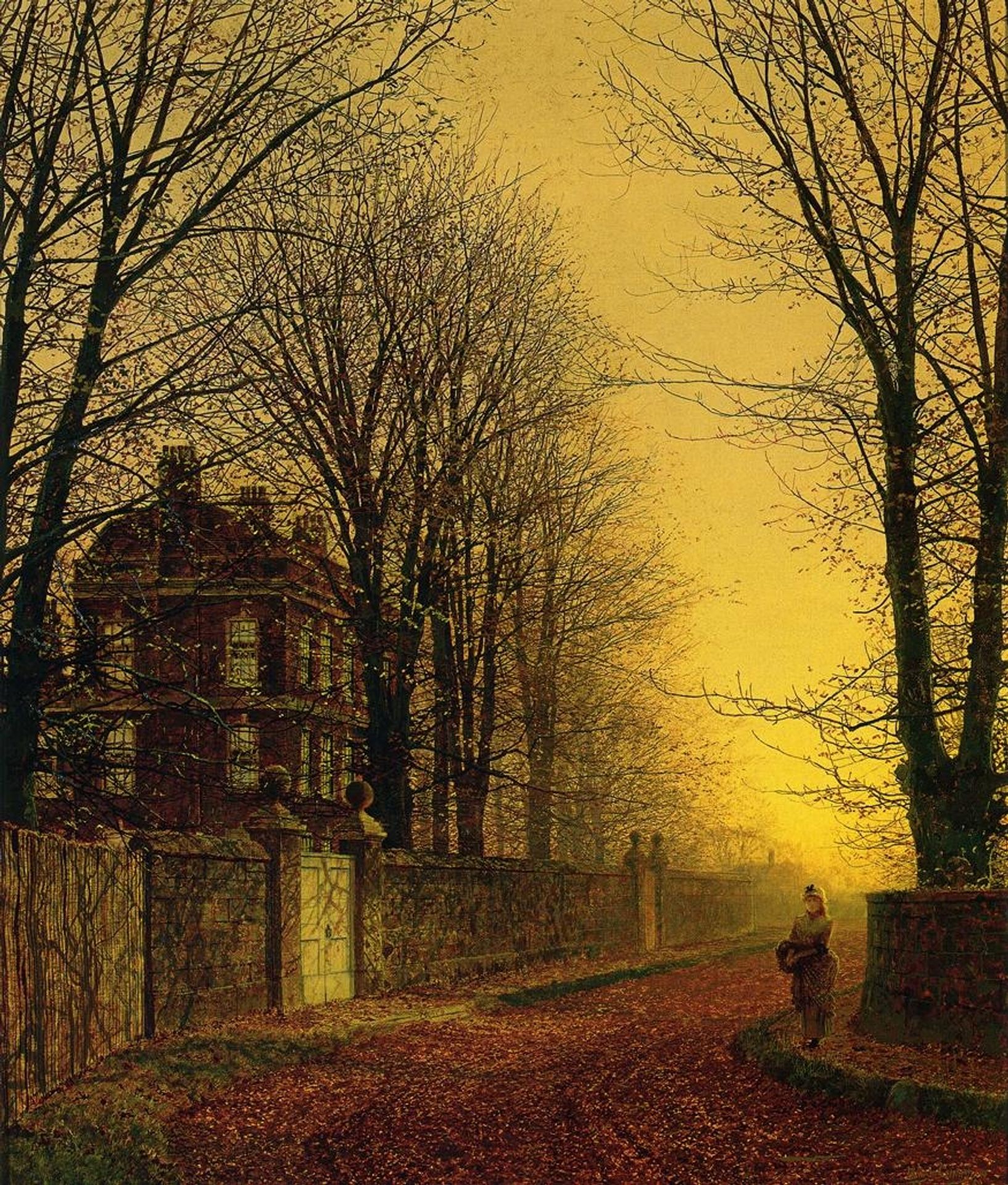 Autumn Gold by John Atkinson Grimshaw