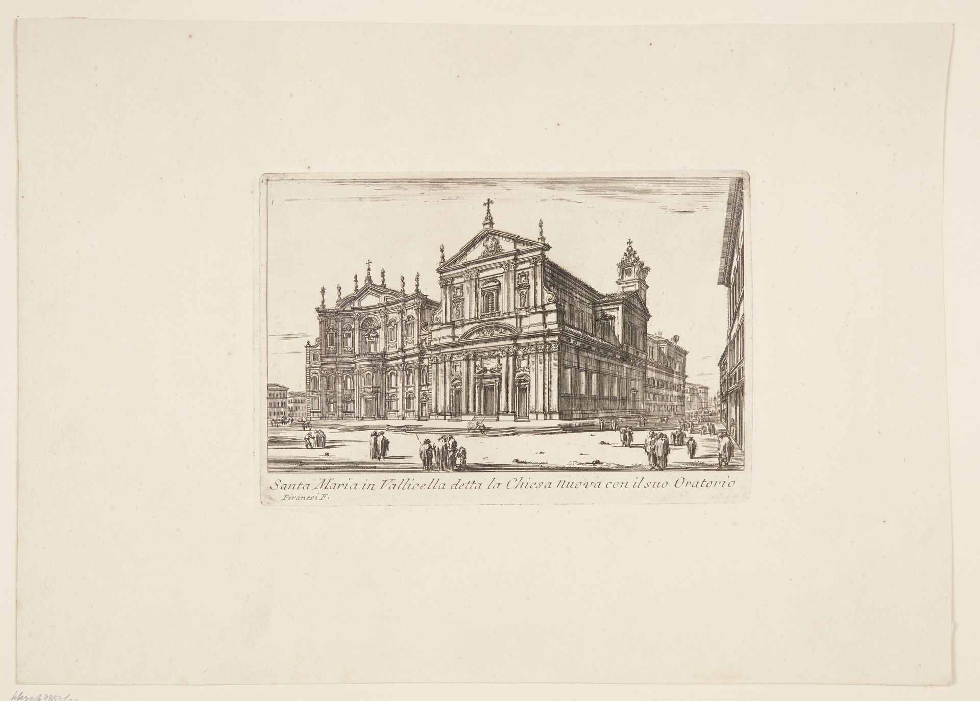 Church of S. Maria in Vallicella, called the New Church, with its Oratory by Giovanni Battista Piranesi
