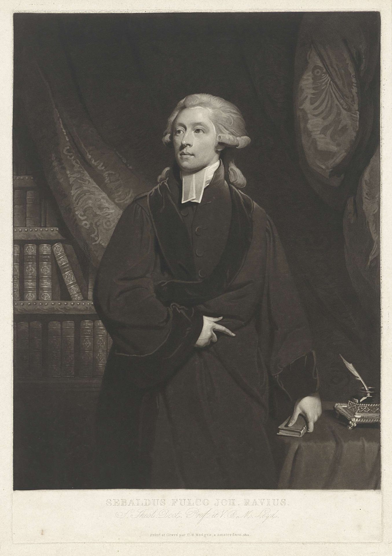 Portret van Sebald Fulco Johannes Rau by Charles Howard Hodges