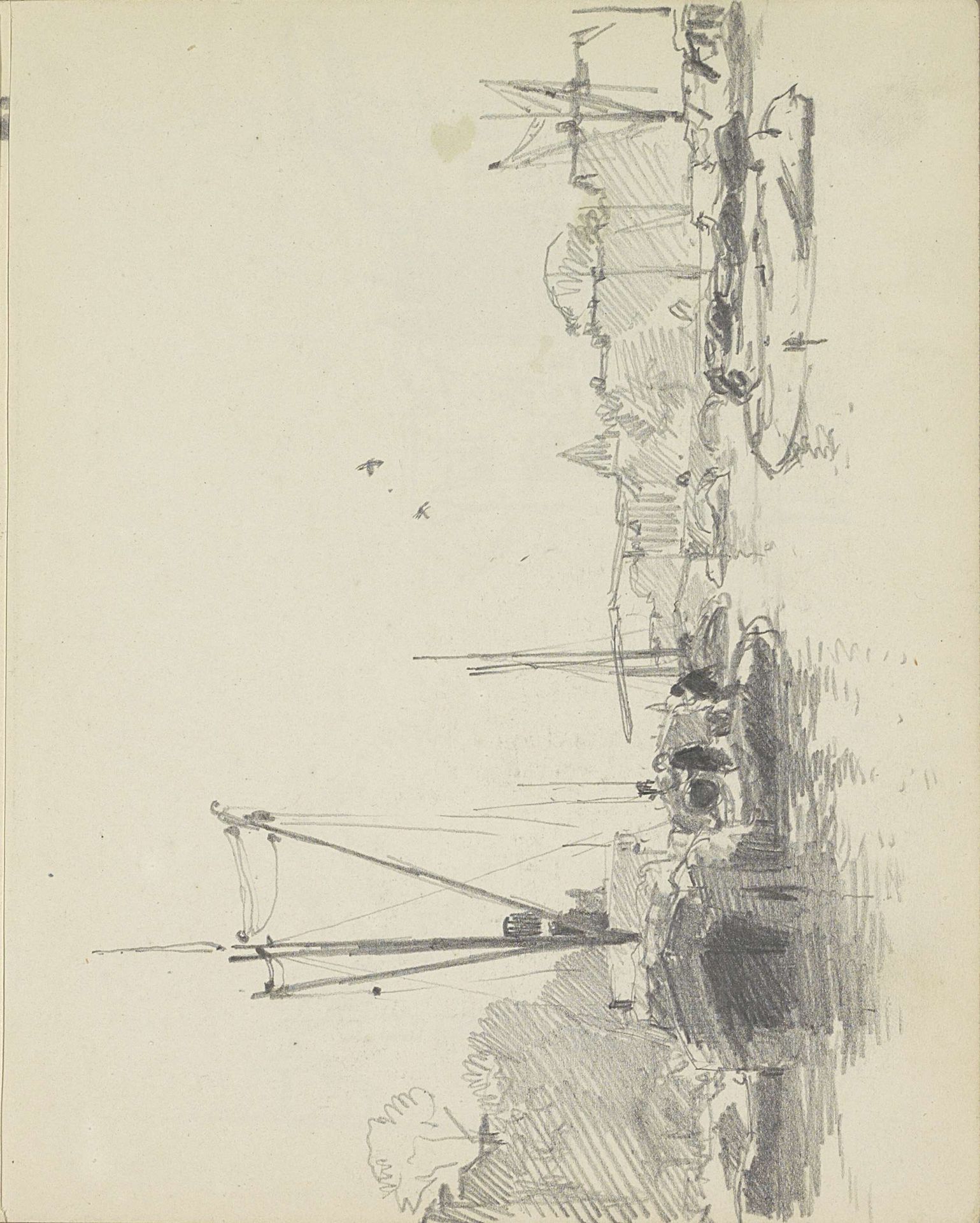 Gezicht op de Amstel te Amsterdam by Cornelis Vreedenburgh