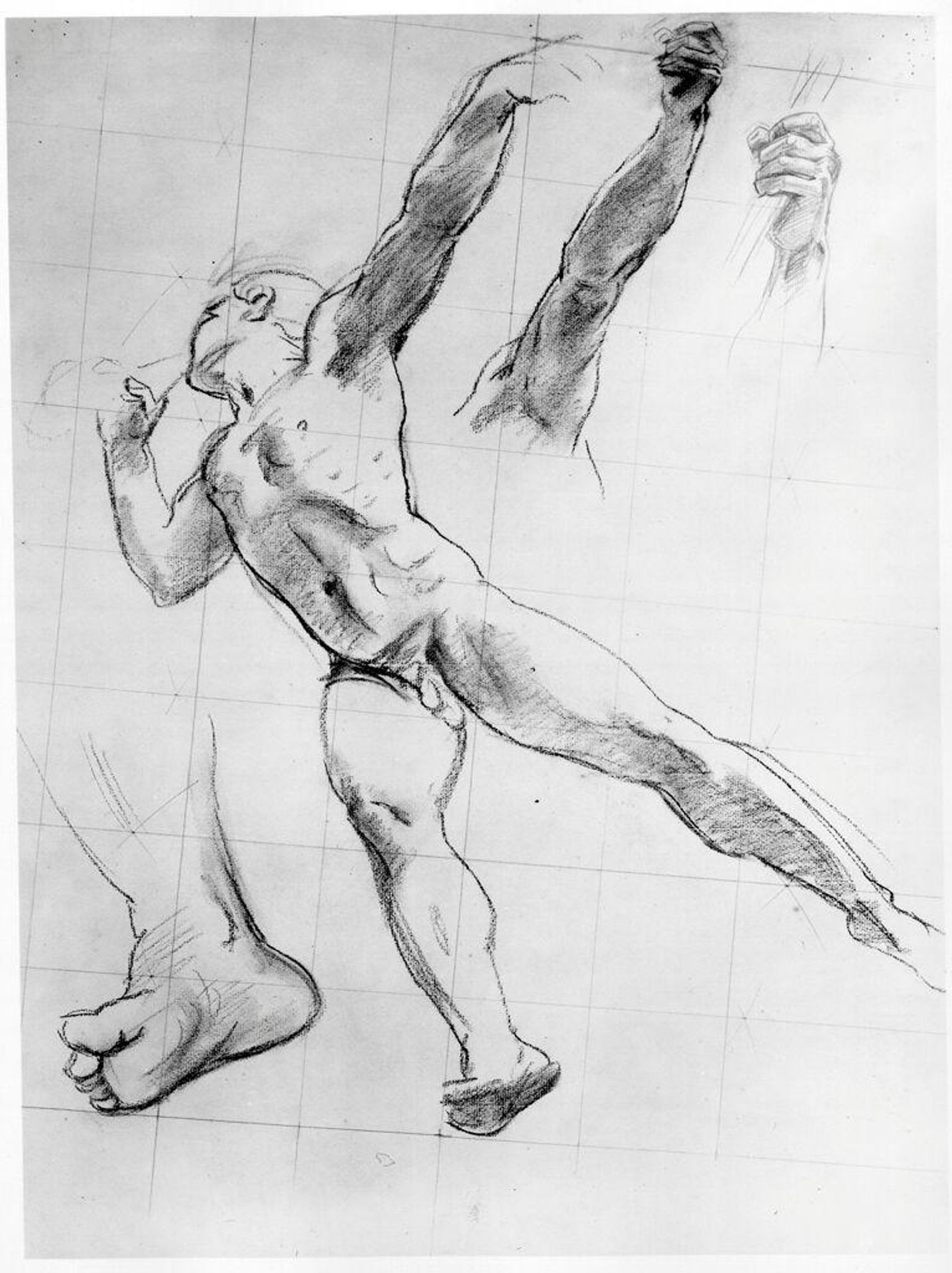 Study of Eurus (East Wind) for "The Winds," Museum of Fine Arts, Boston by John Singer Sargent