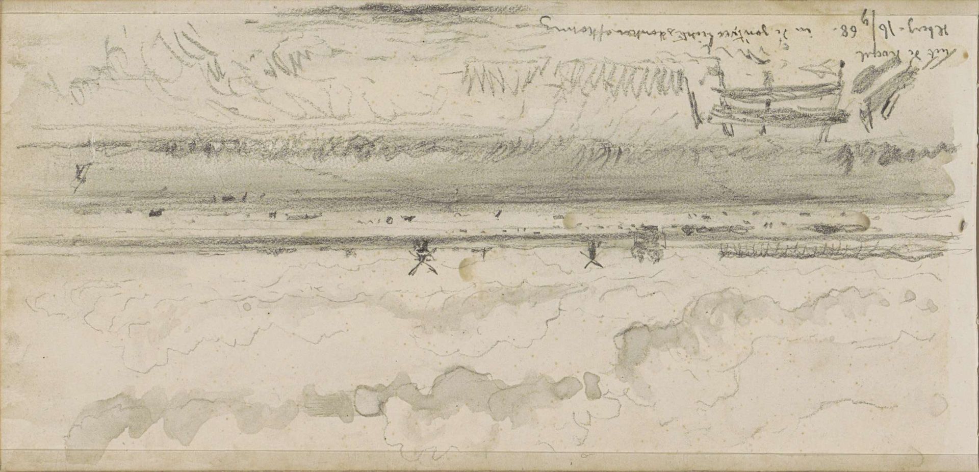 Landschap met molens en grazende koeien in Hillergerberg by Johannes Tavenraat