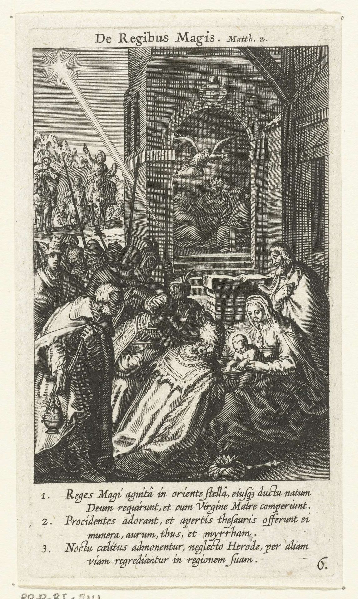 Aanbidding der koningen by Boëtius Adamsz. Bolswert