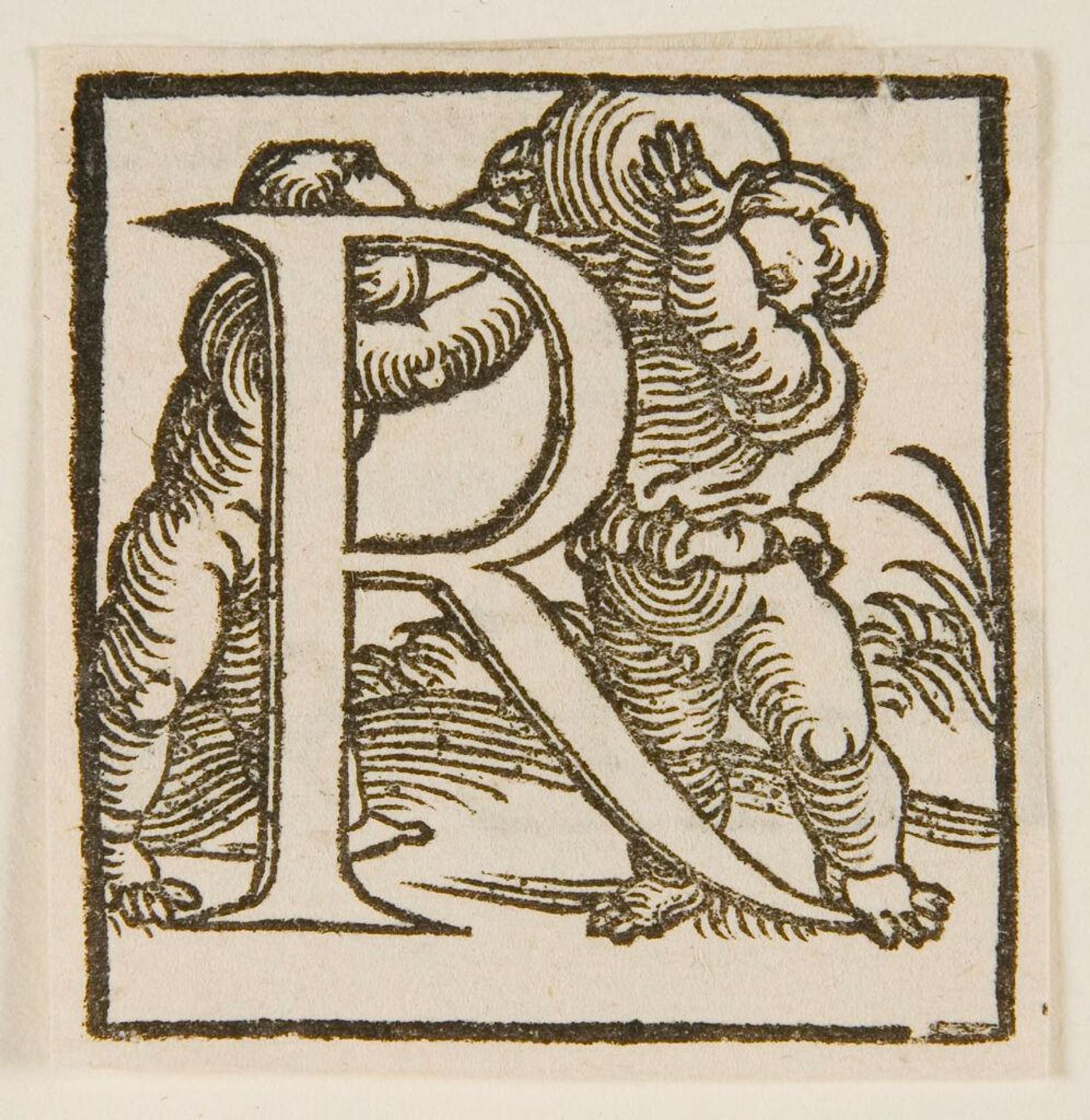 Letter R by Anton Woensam von Worms