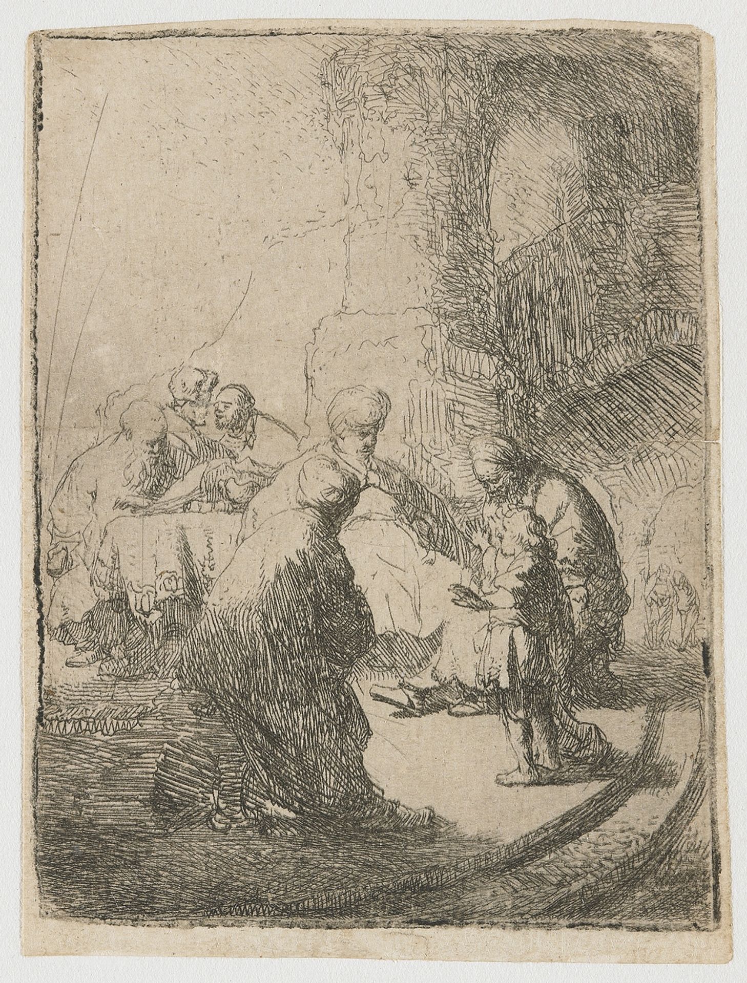 Christ disputing with the doctors by Rembrandt van Rijn