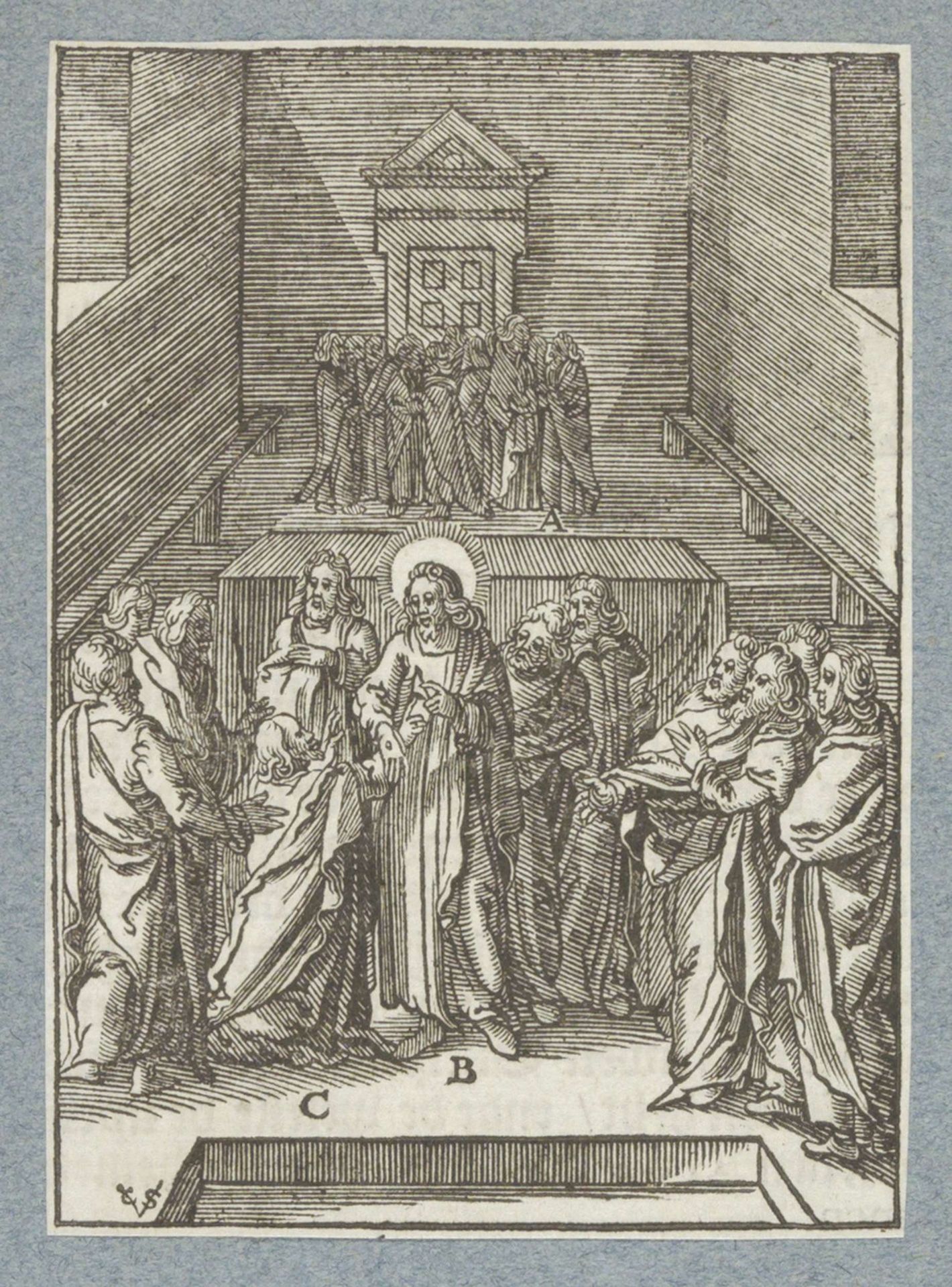 Ongelovige Tomas by Christoffel van (II) Sichem