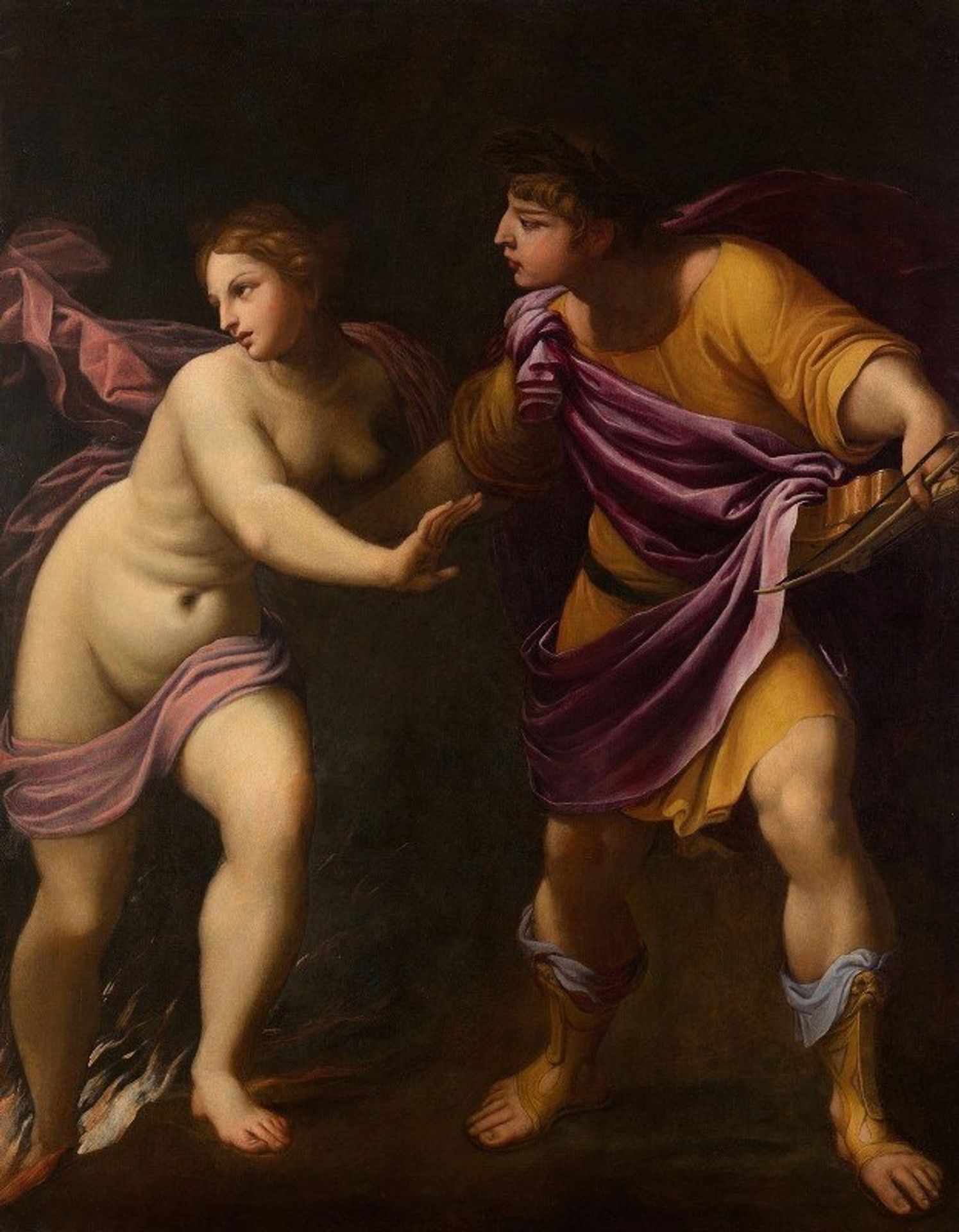 Orpheus And eurydice by Guido Reni