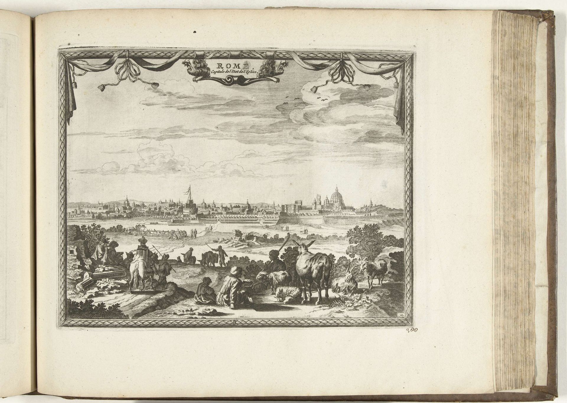 Gezicht op Rome, 1726 by Anonymous