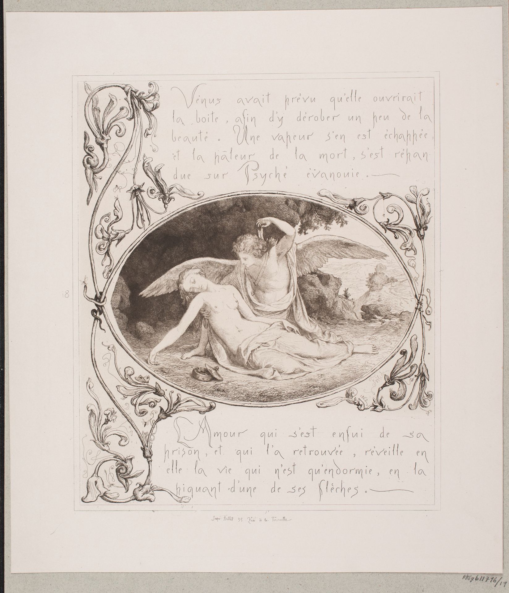 Illustration nr. 18 til "L`Amour et Psyché" by Lorenz Frølich