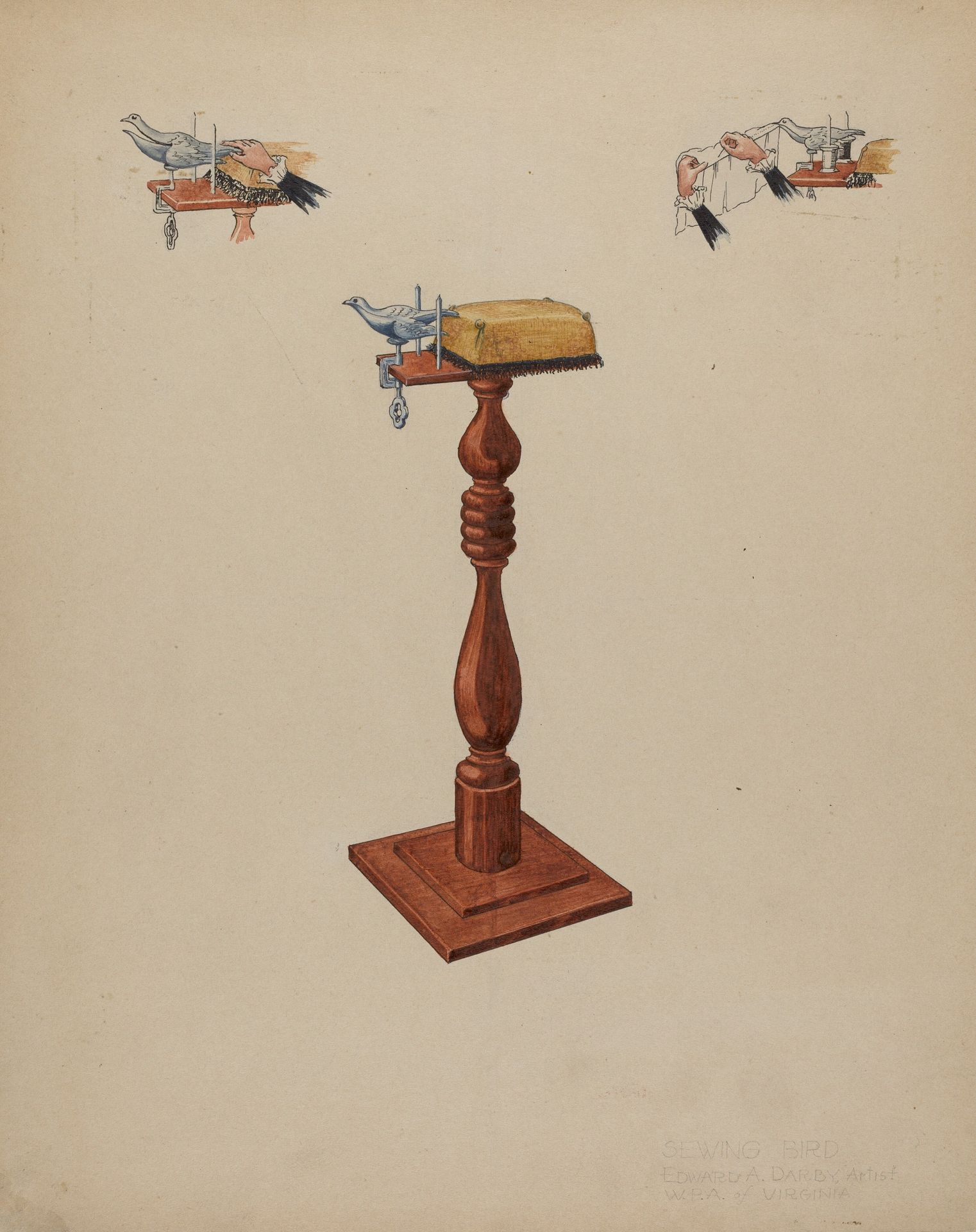 Sewing Bird by Edward A. Darby