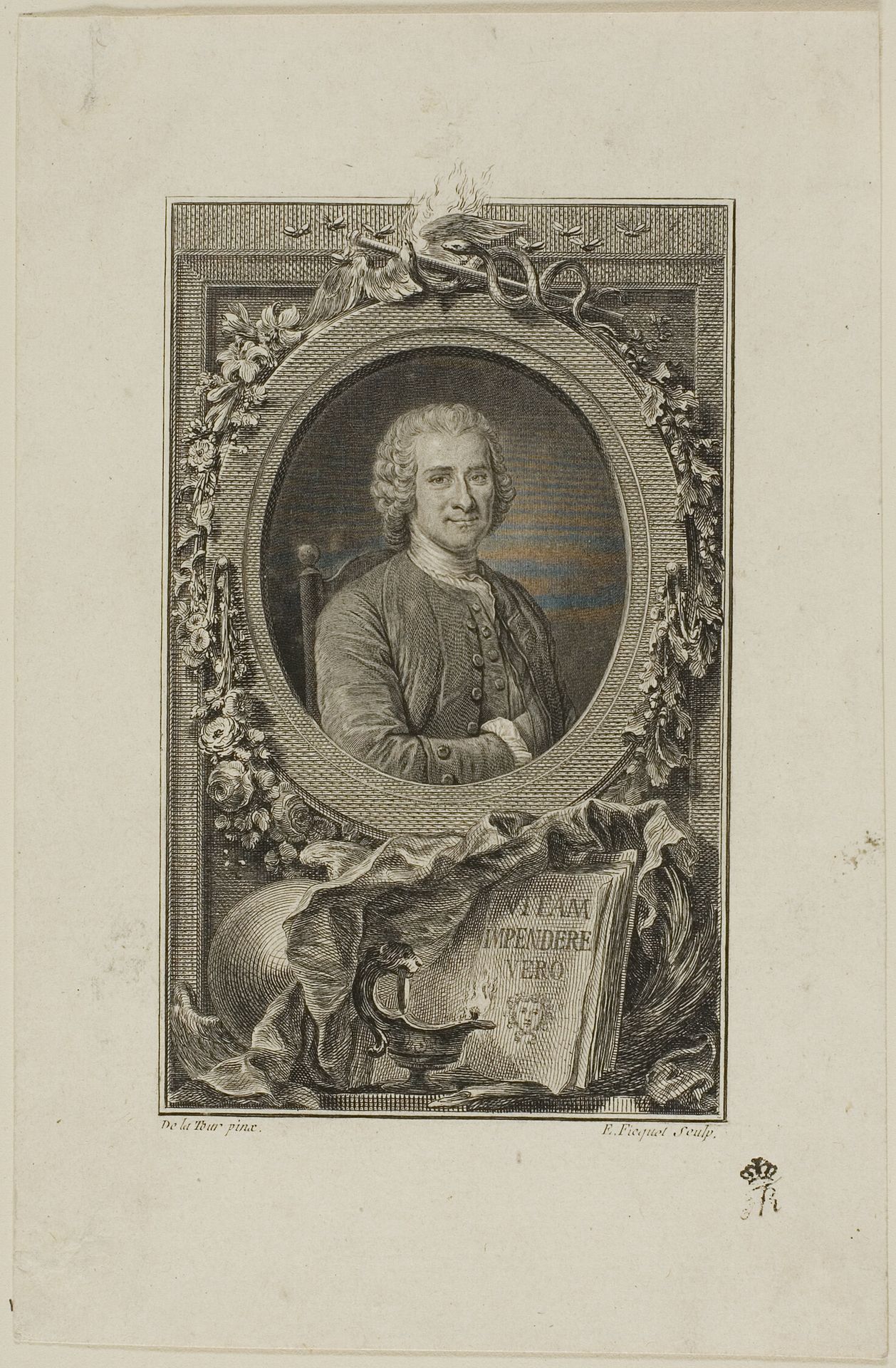 Jean Jacques Rousseau by Etienne Ficquet