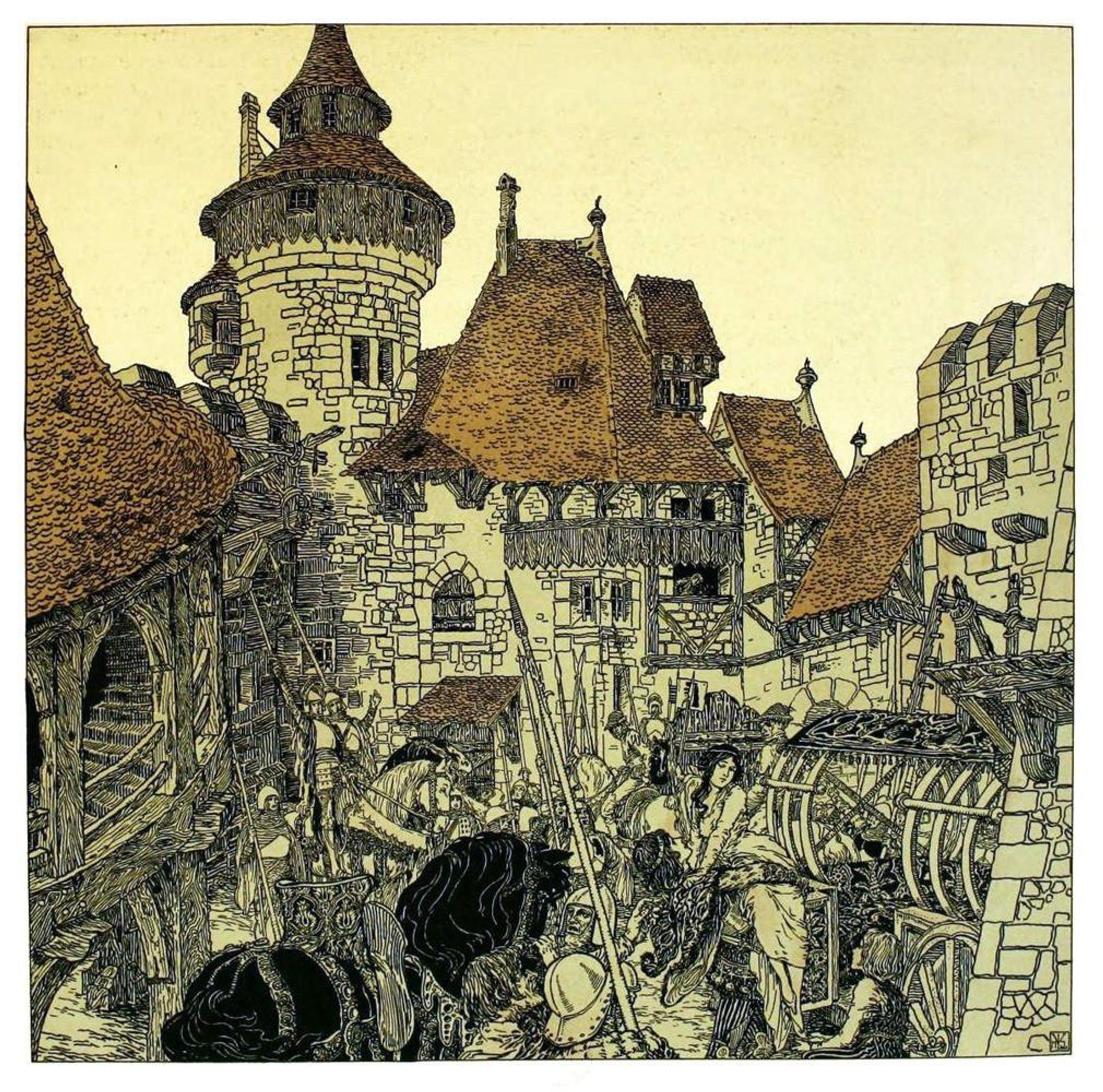 Die Bucher Der Chronika Der Drei Schwestern 3 by Heinrich Lefler