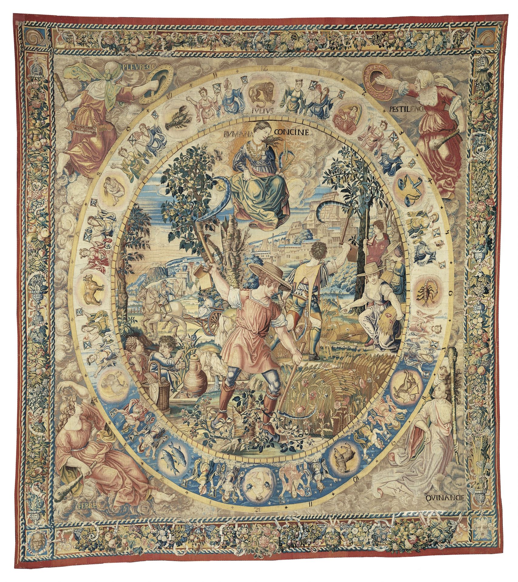 July, from The Medallion Months by Bernard van Orley